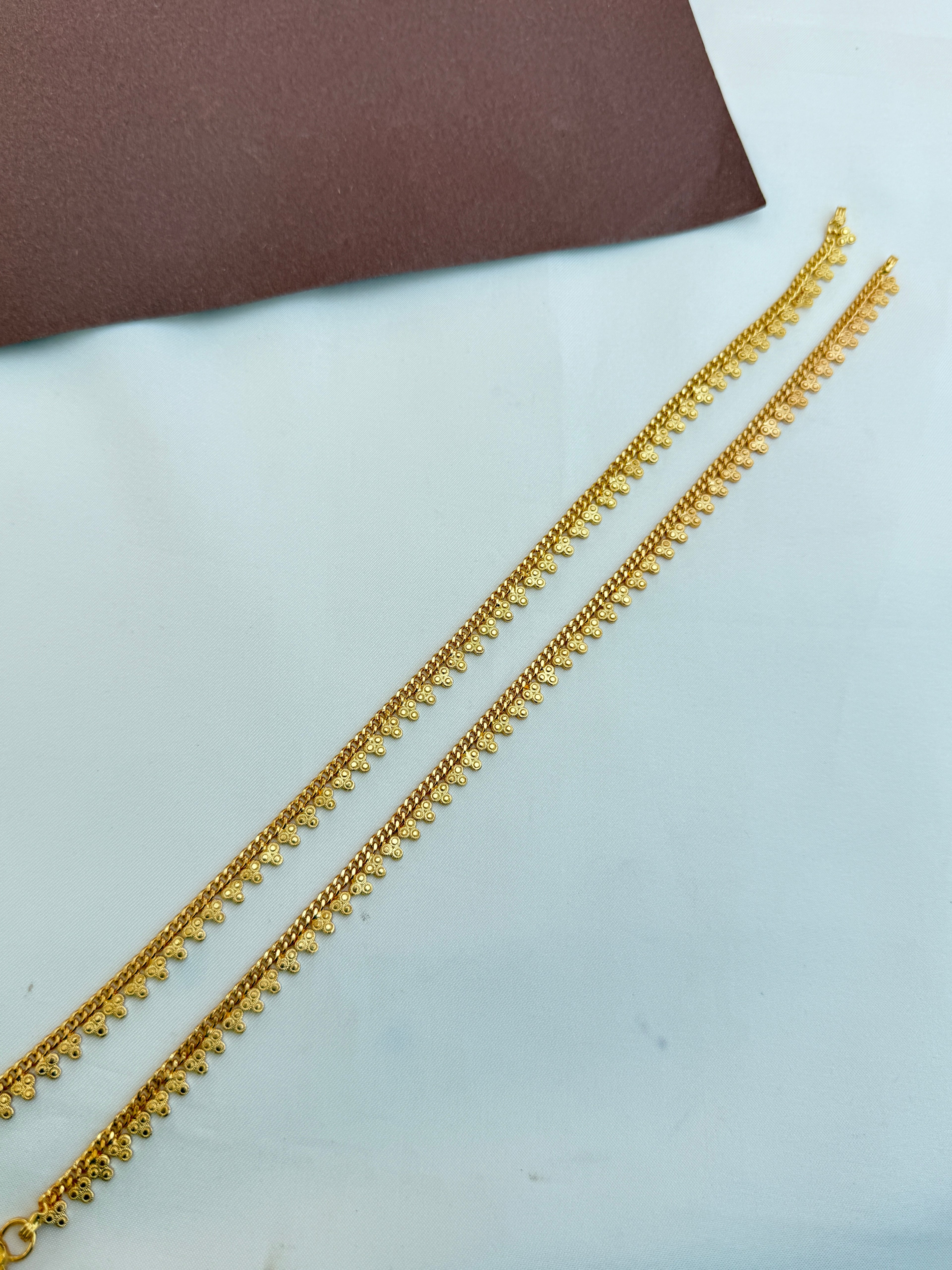 Ak118 flower anklets