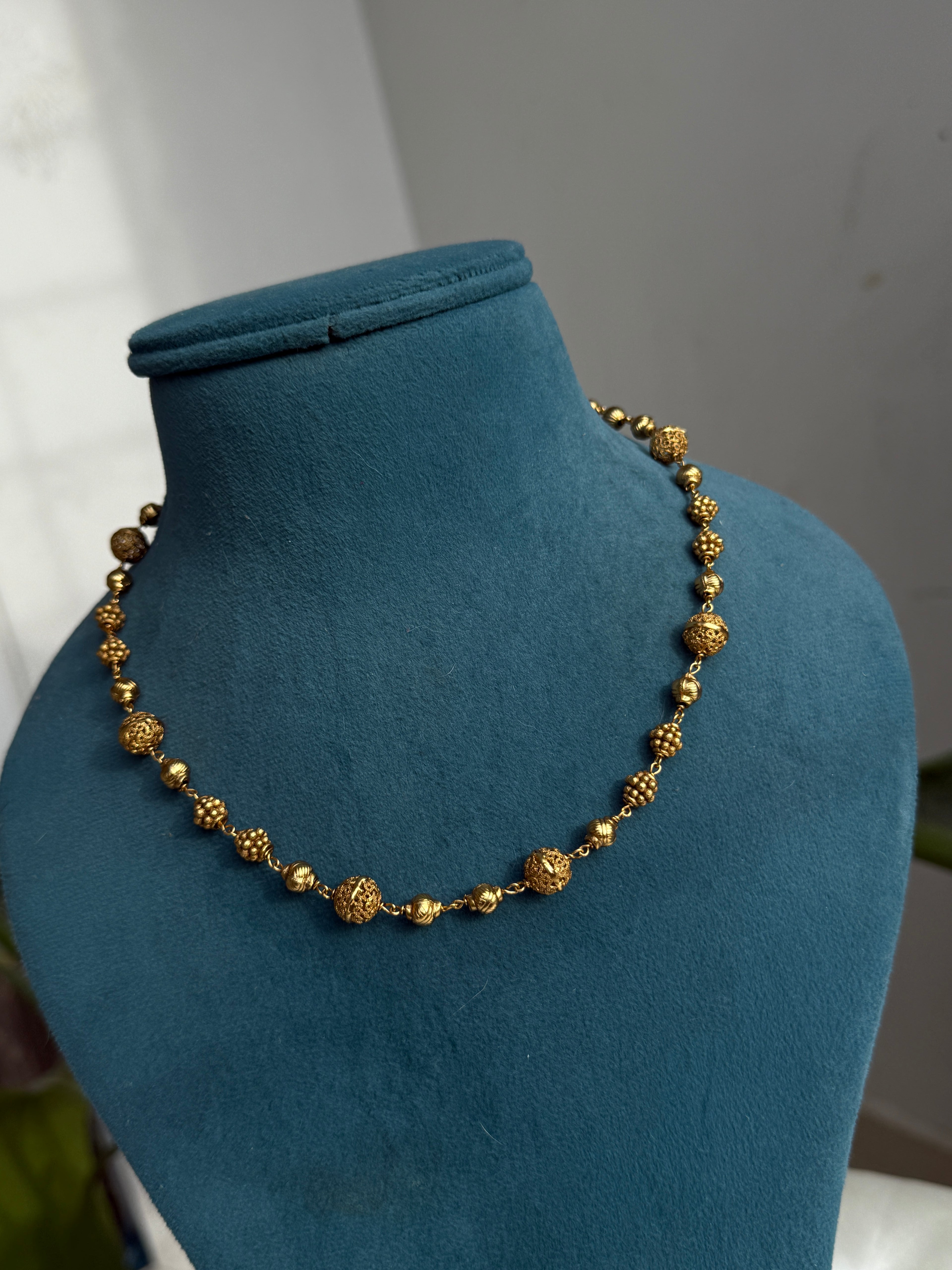 Bb0019 gold ball  chain