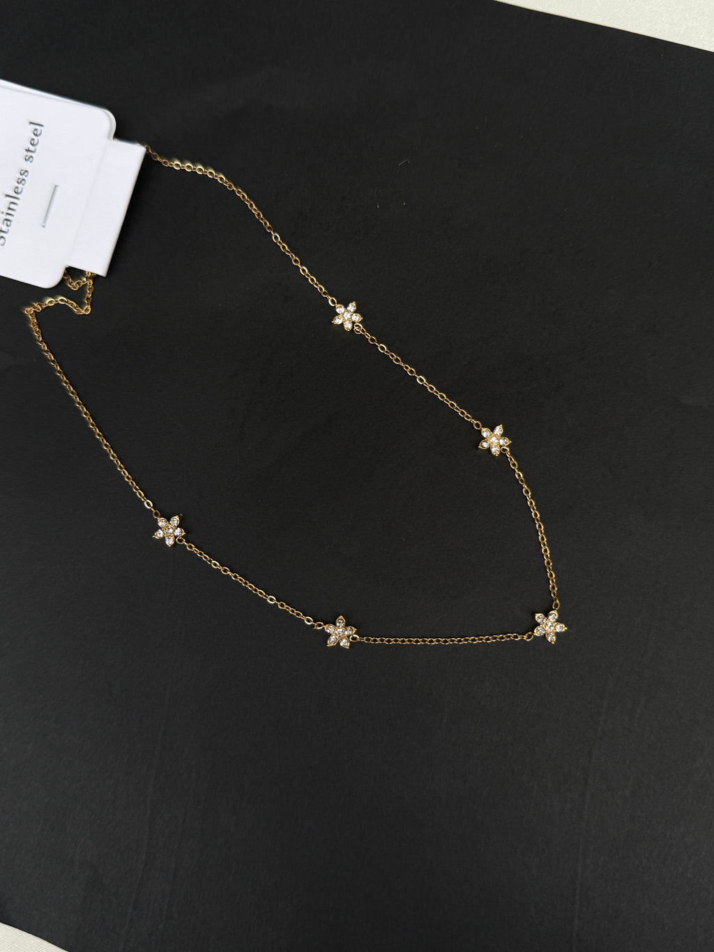 Dc015 5 flowers Anti tarnish chain