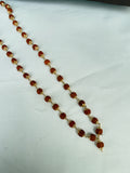 Ph287 30 inches unpolished panchaloham rudhrasksha maala for men’s