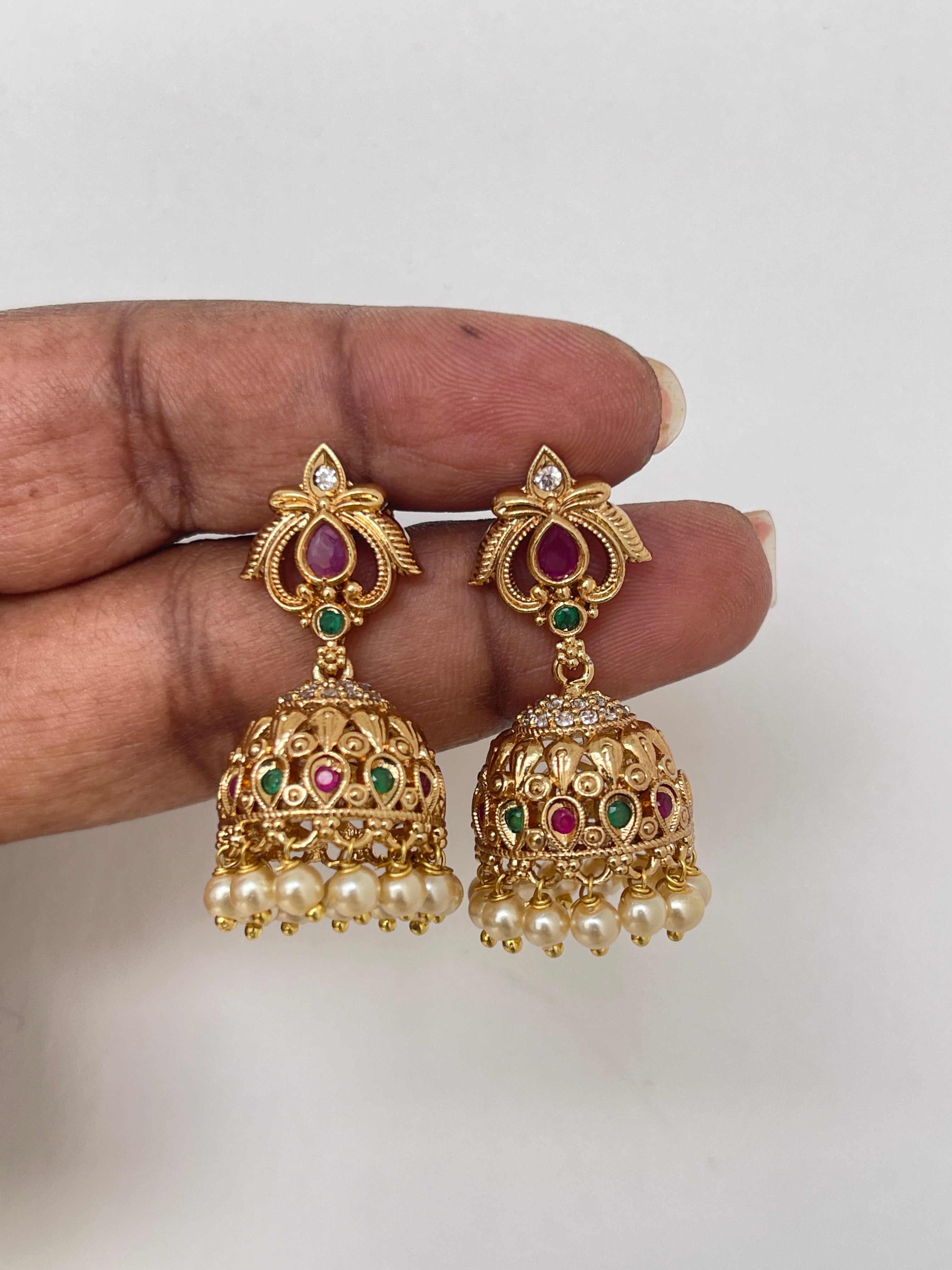 Back screw multi butta earrings