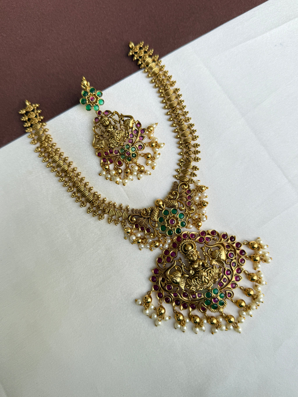 Ns393 kemp laxmidevi multi neckset