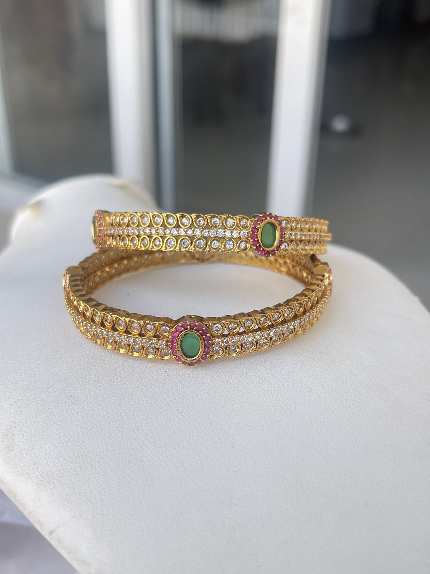 Cz multi color bangles