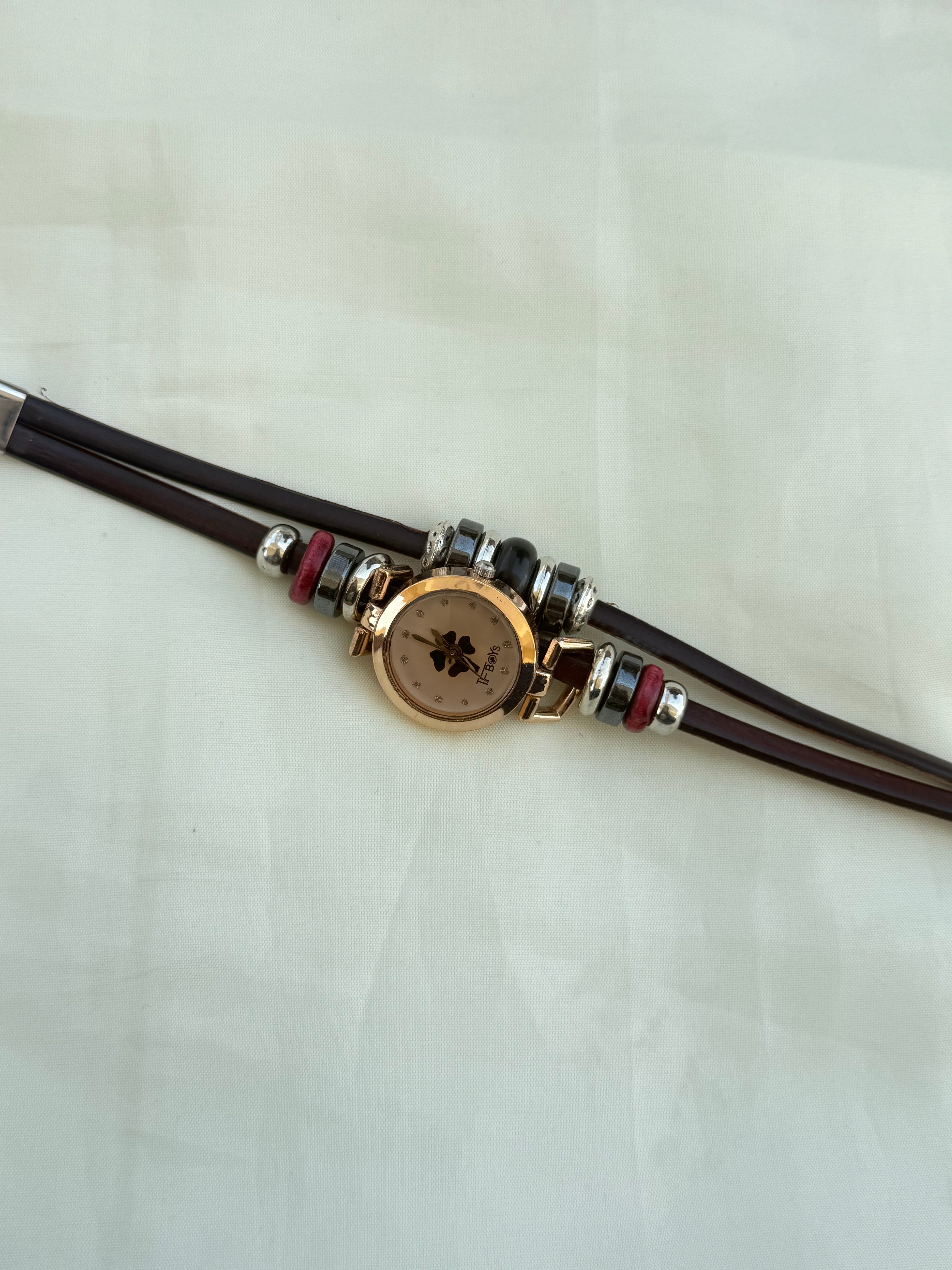 Flower analogue bracelet watches wt002