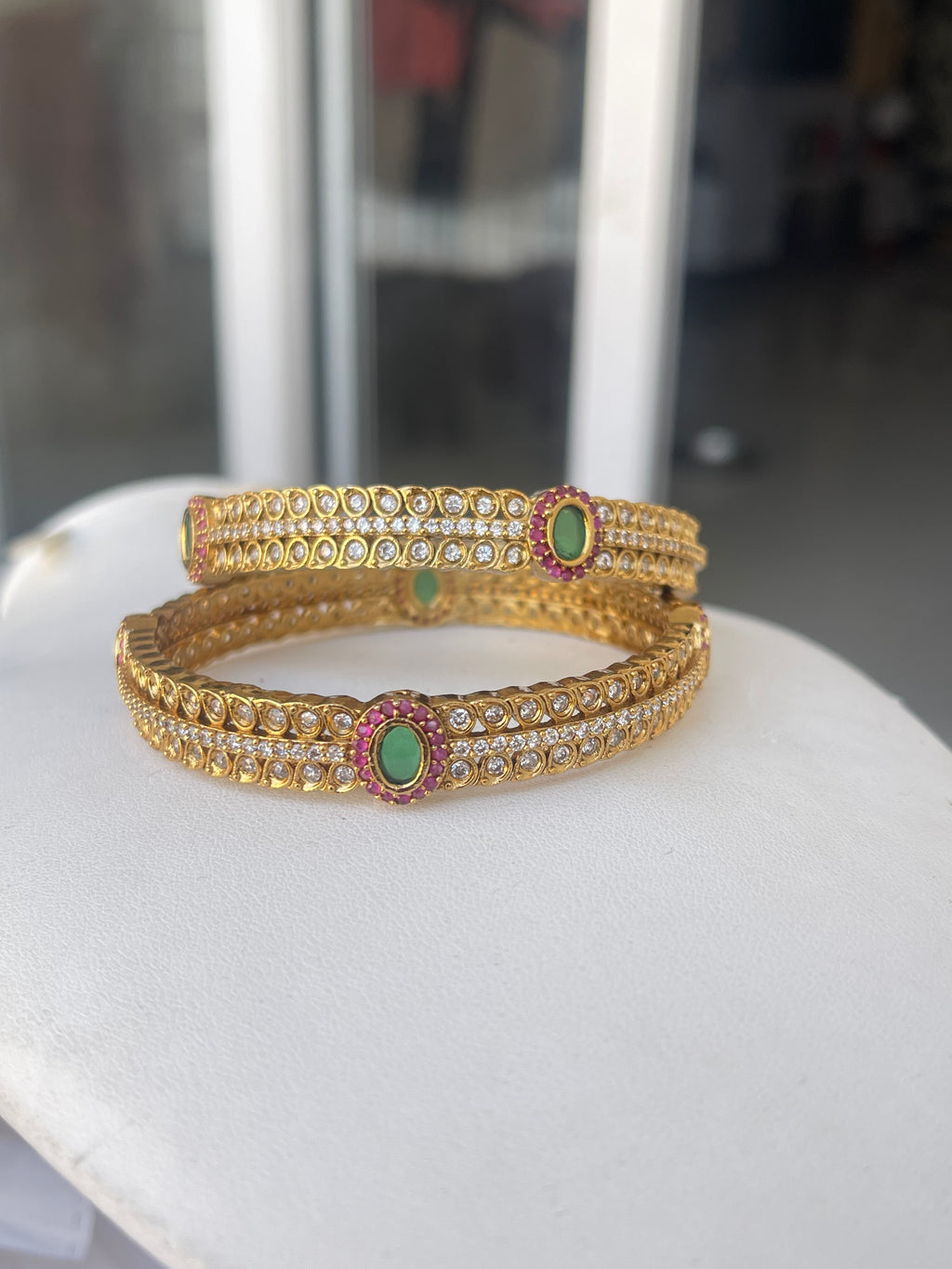 Cz multi color bangles