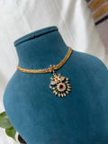 PH365 panchaloham polished dual peacock Neckset
