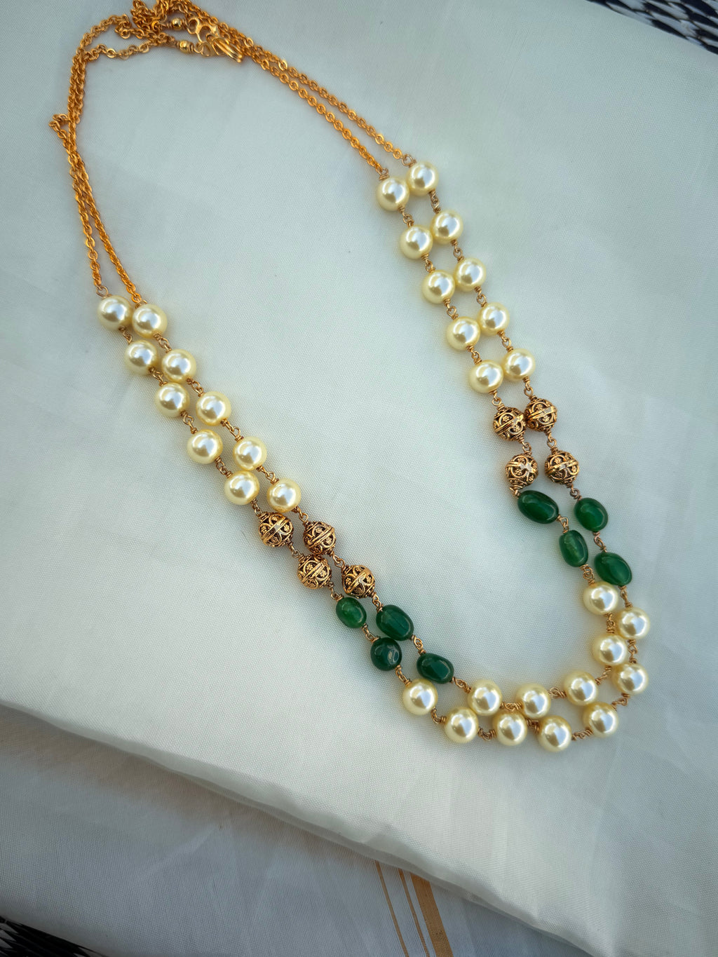 Bb231 2 lines beads chain