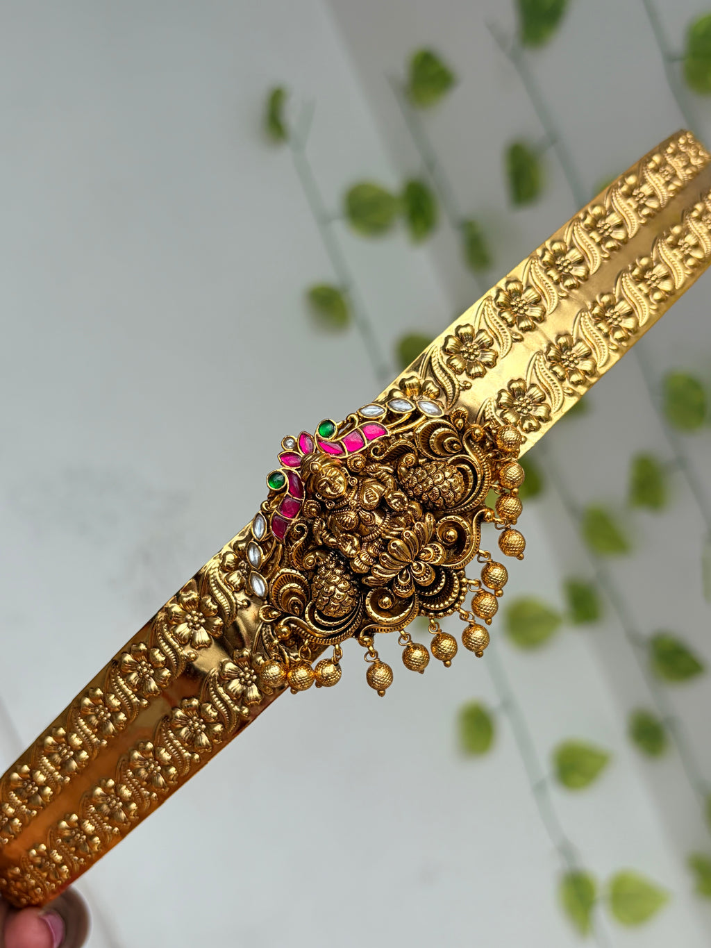 Jadau Lakshmi Devi floral design adults hipbelt hb804