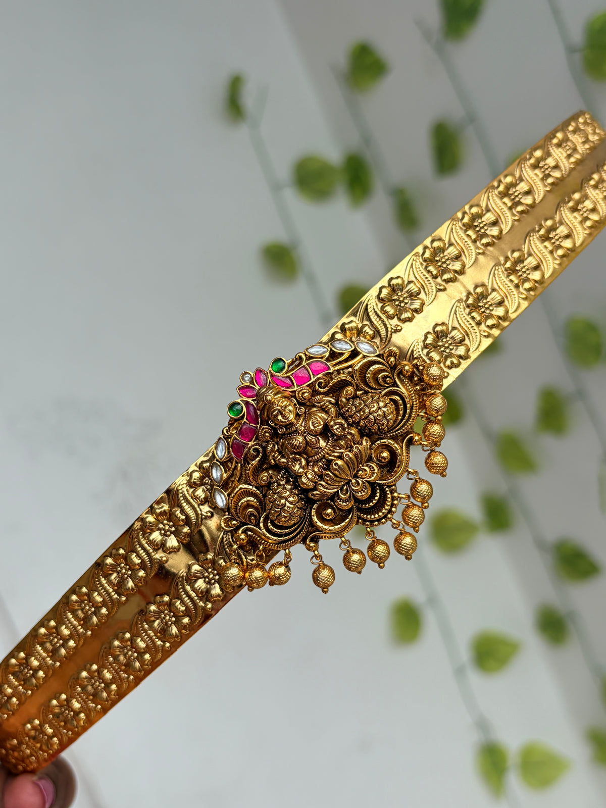 Jadau Lakshmi Devi floral design adults hipbelt hb804