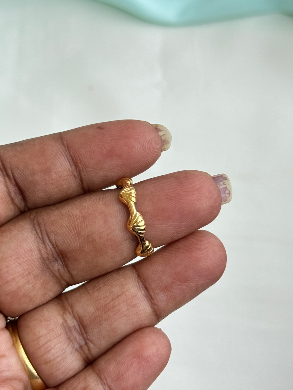 Rg099 anti tarnish finger rings