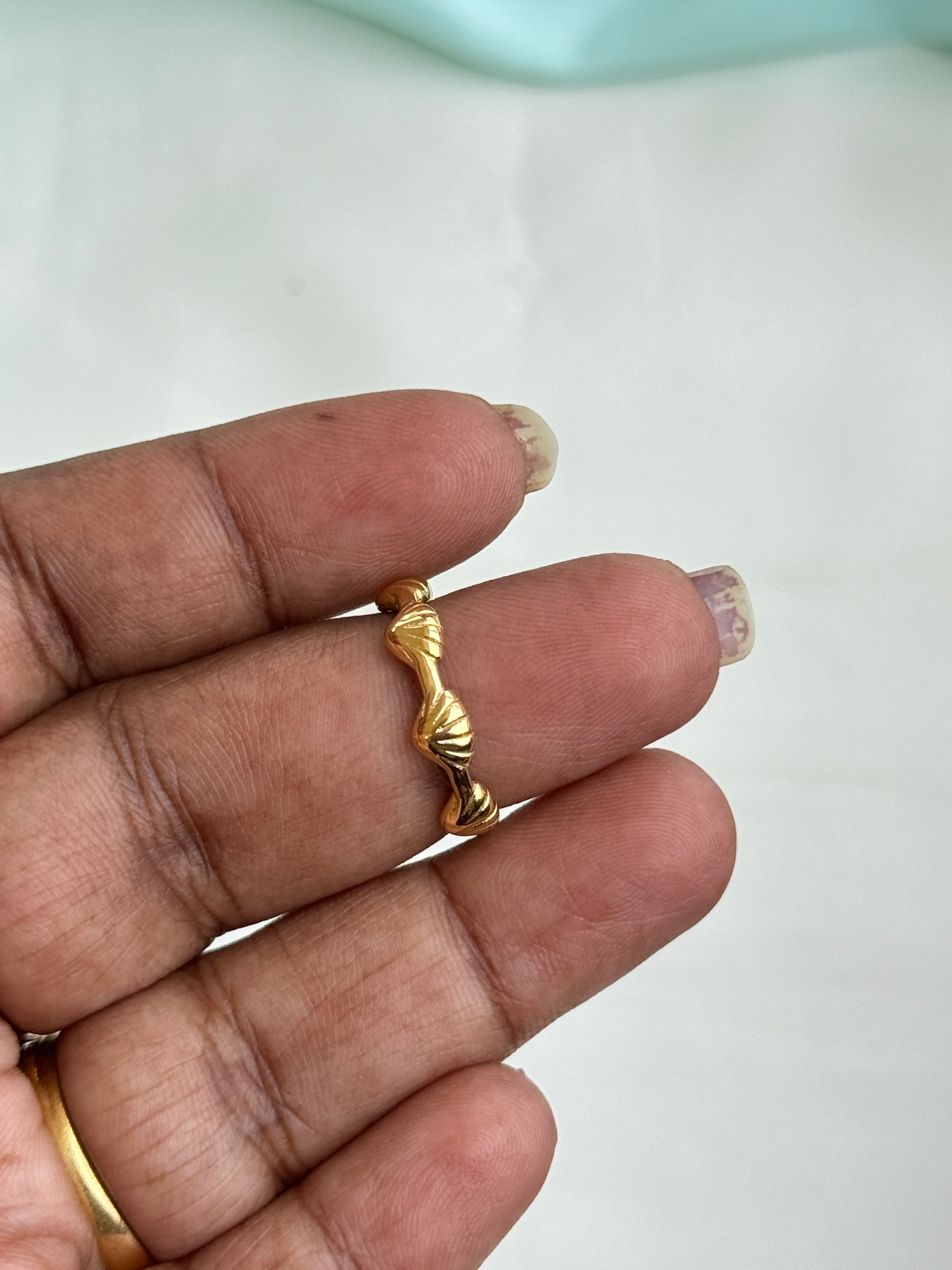 Rg099 anti tarnish finger rings