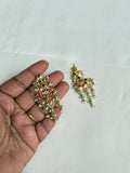 ER148 jadau kundan small chandbali earrings