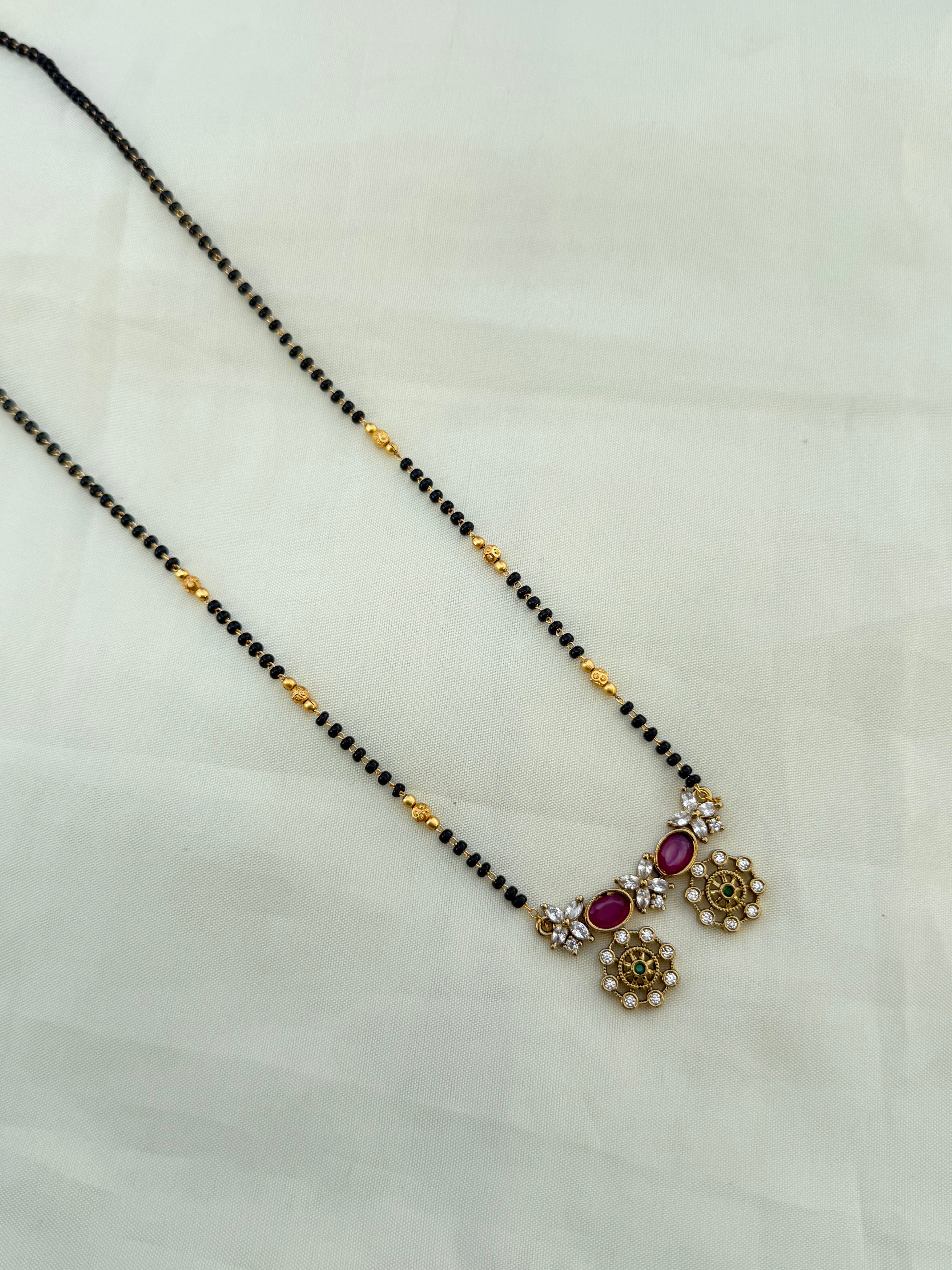 Bb5081 18 inches single line Blackbeads