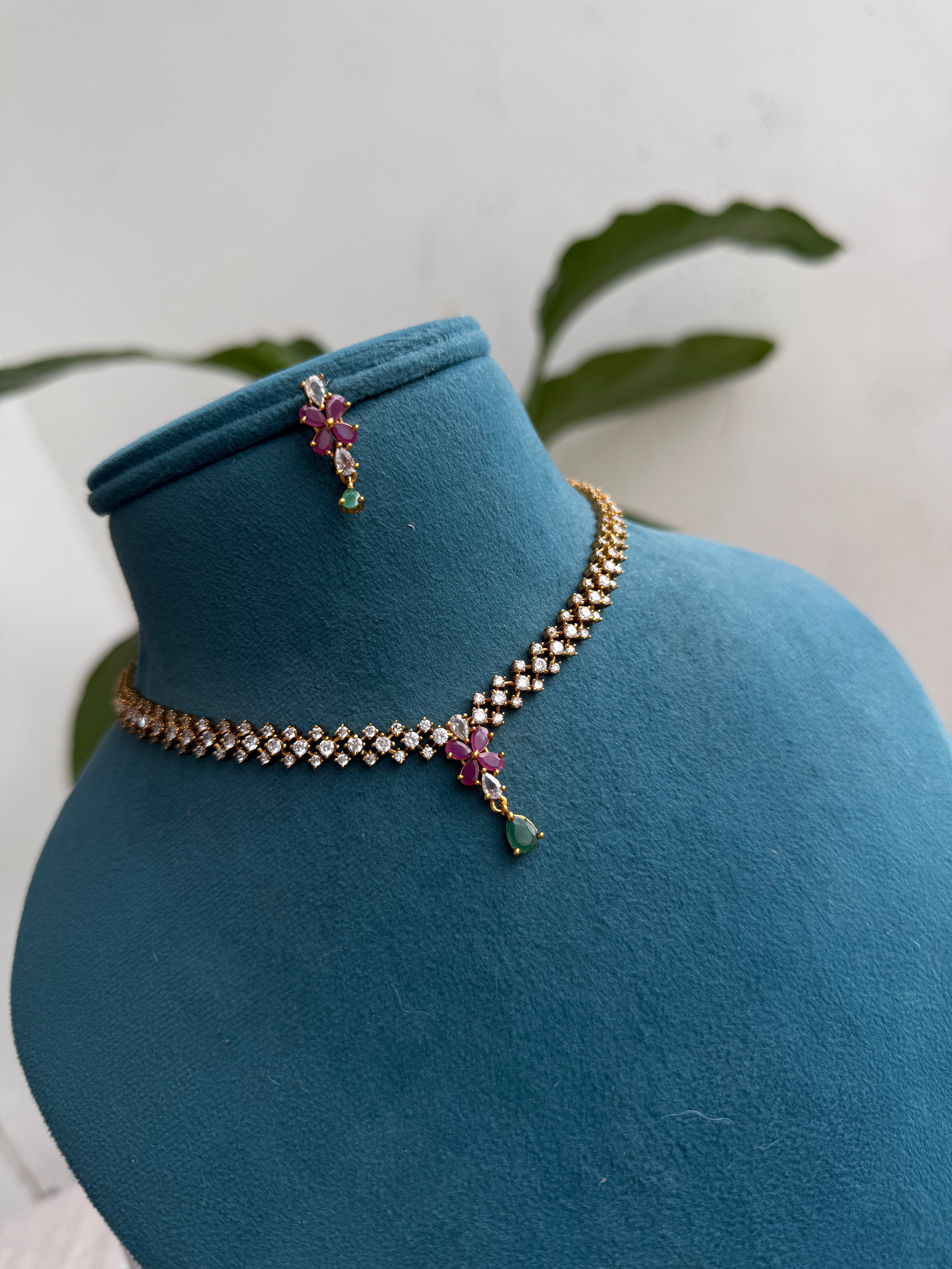 Ns453 cz multi neckset