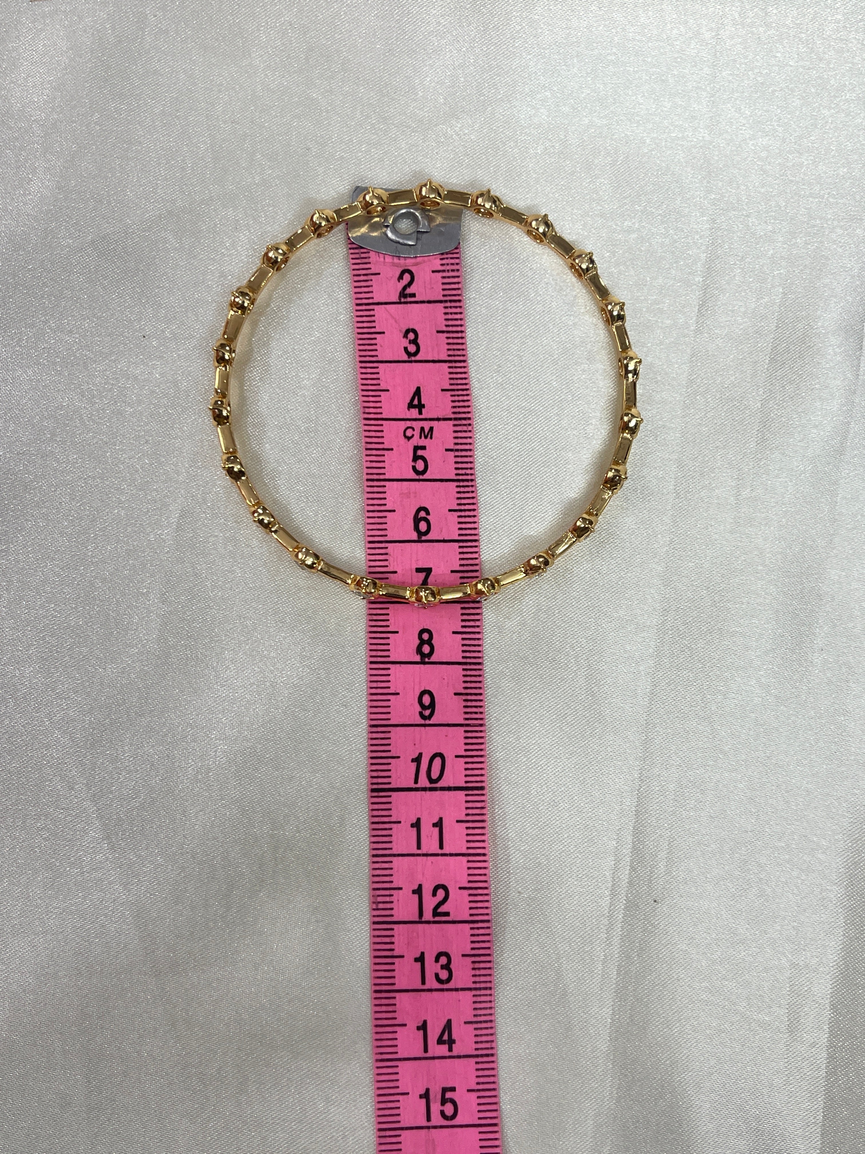 Ph376 panchaloham polished stone bangles