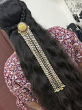 Royal kemp stones and Pearl with green beads jada billa jd011