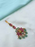 Lakshmi devi with beads and pearls tikka tk758