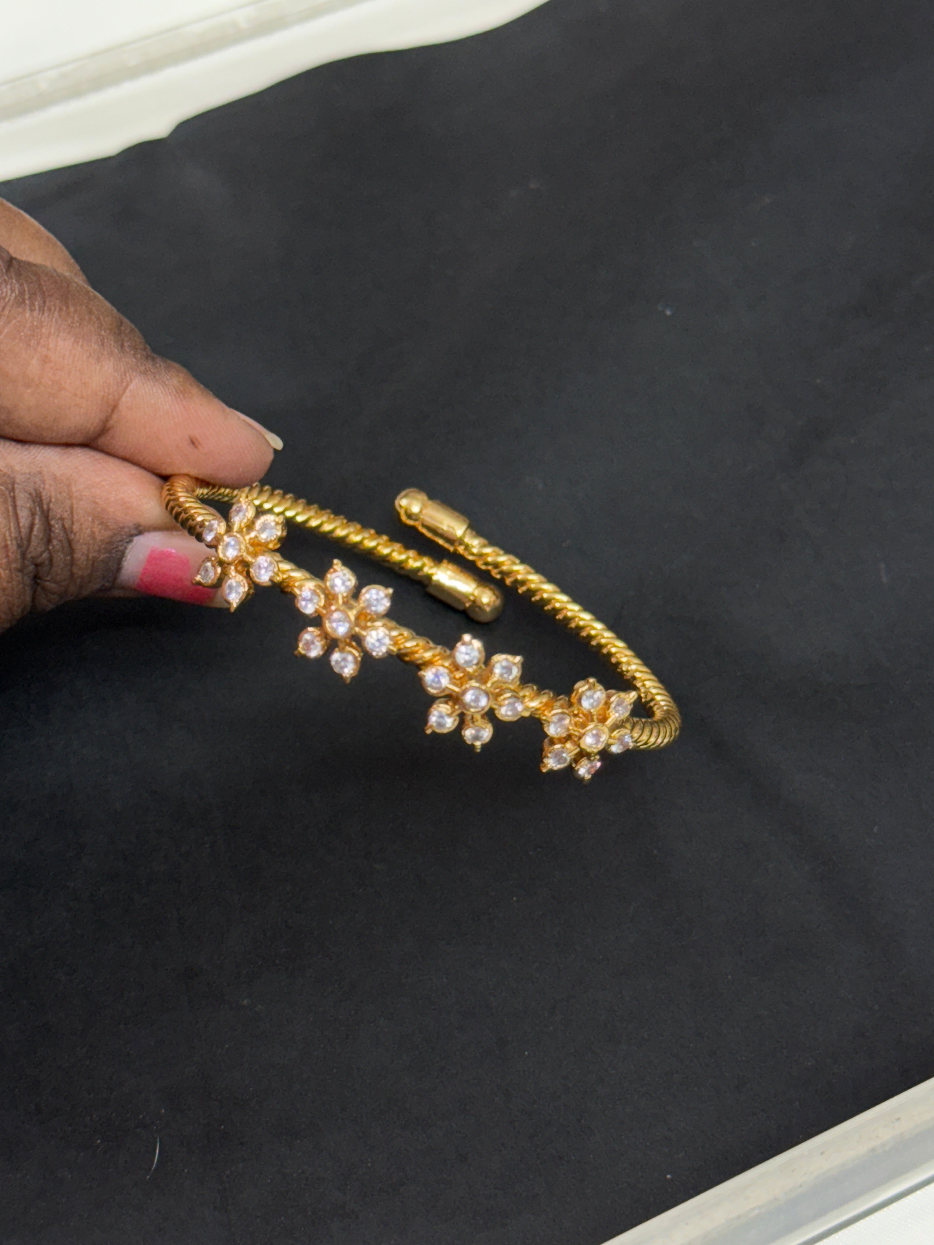 Br531 adjustable panchaloham bracelet