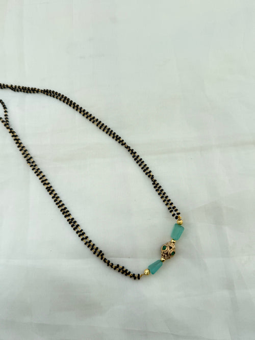 Bb5080 2 lines 18inches Blackbeads