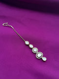 Mossanite stones chain tikka tk801