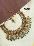 NS319 bottumala Kemp uncuts Lakshmi Devi nakshi Neckset