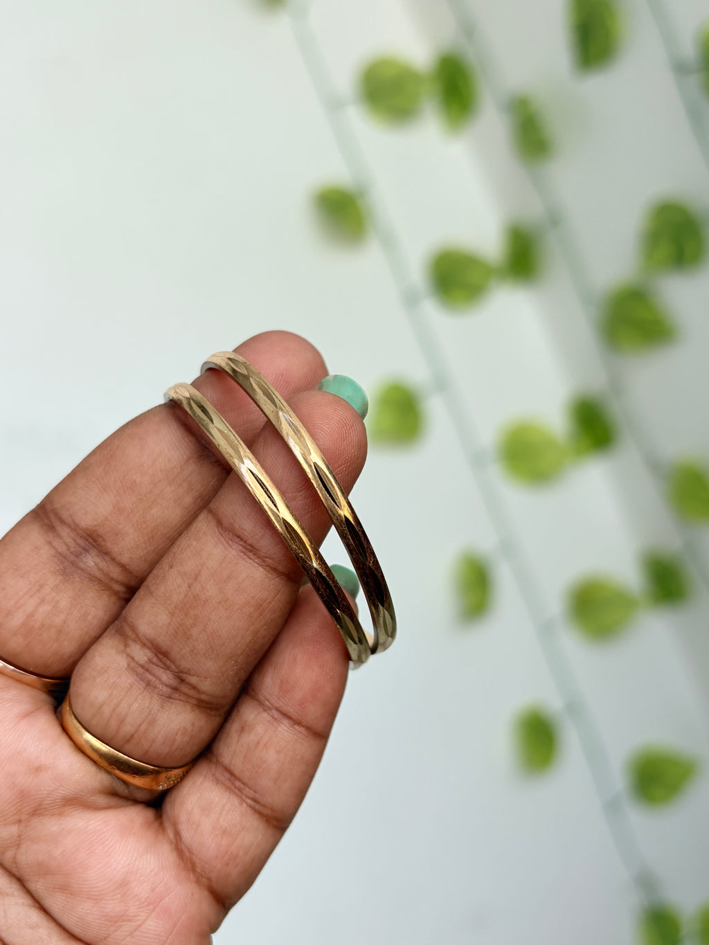 Kd062 Panchaloham unpolished kids bangles