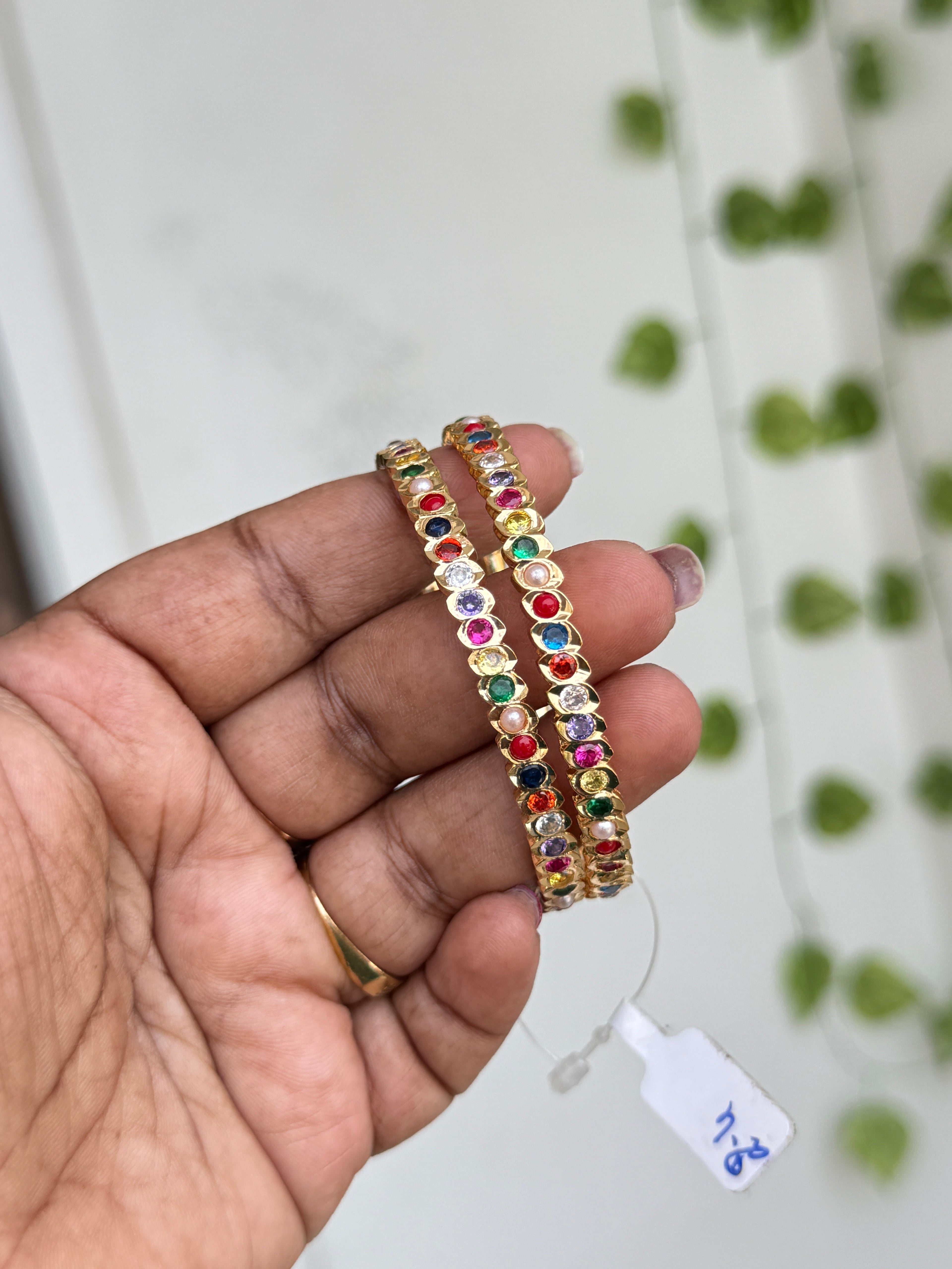 Ph272 Navarathan panchaloham bangles