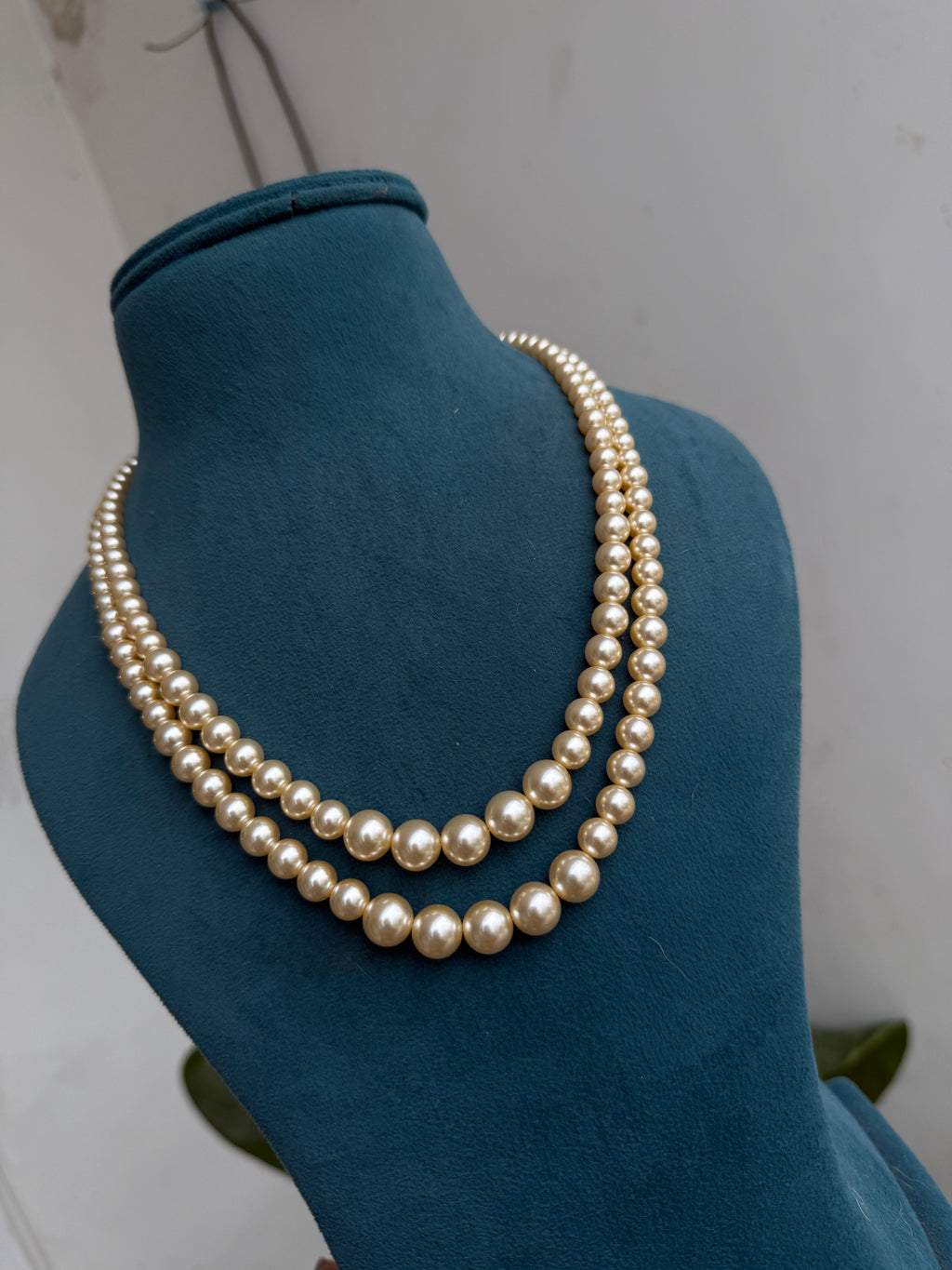 Bb0016 Swarovski 2 layers pearl chain