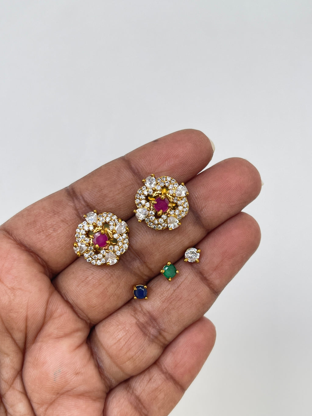 Square changeable studs