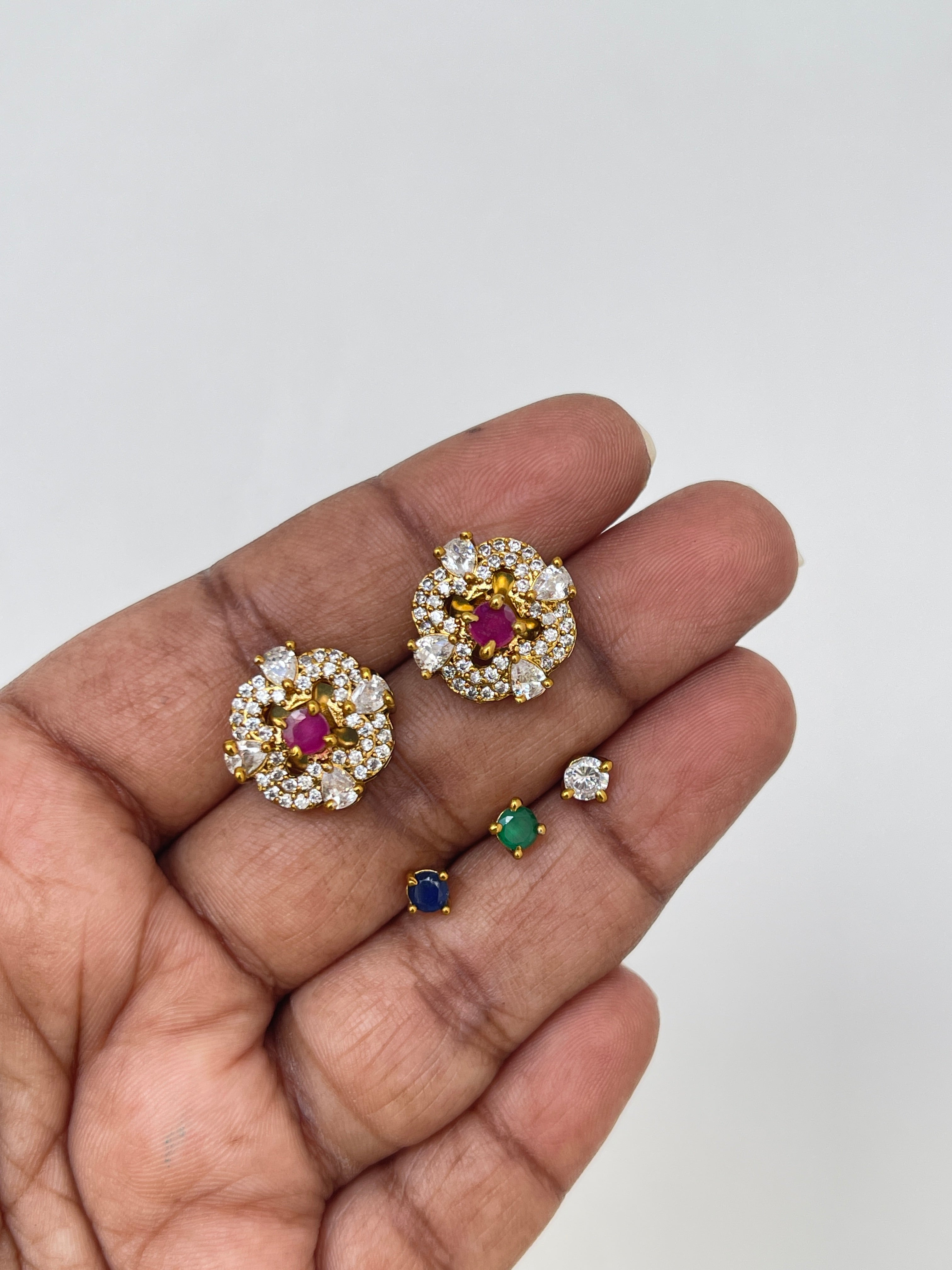 Square changeable studs