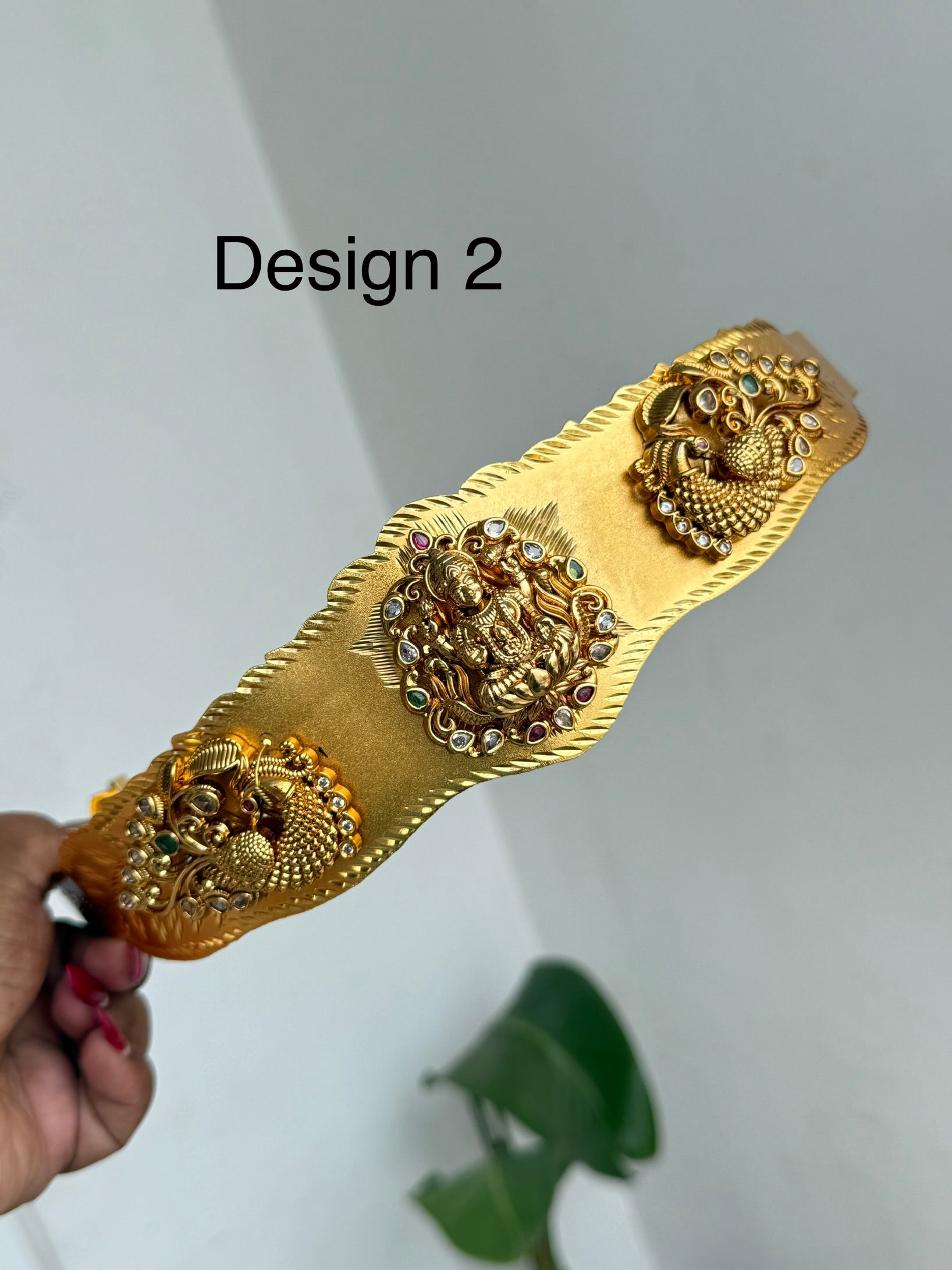 Hb648 nakshi lakshmi devi gold replica adults hipbelt