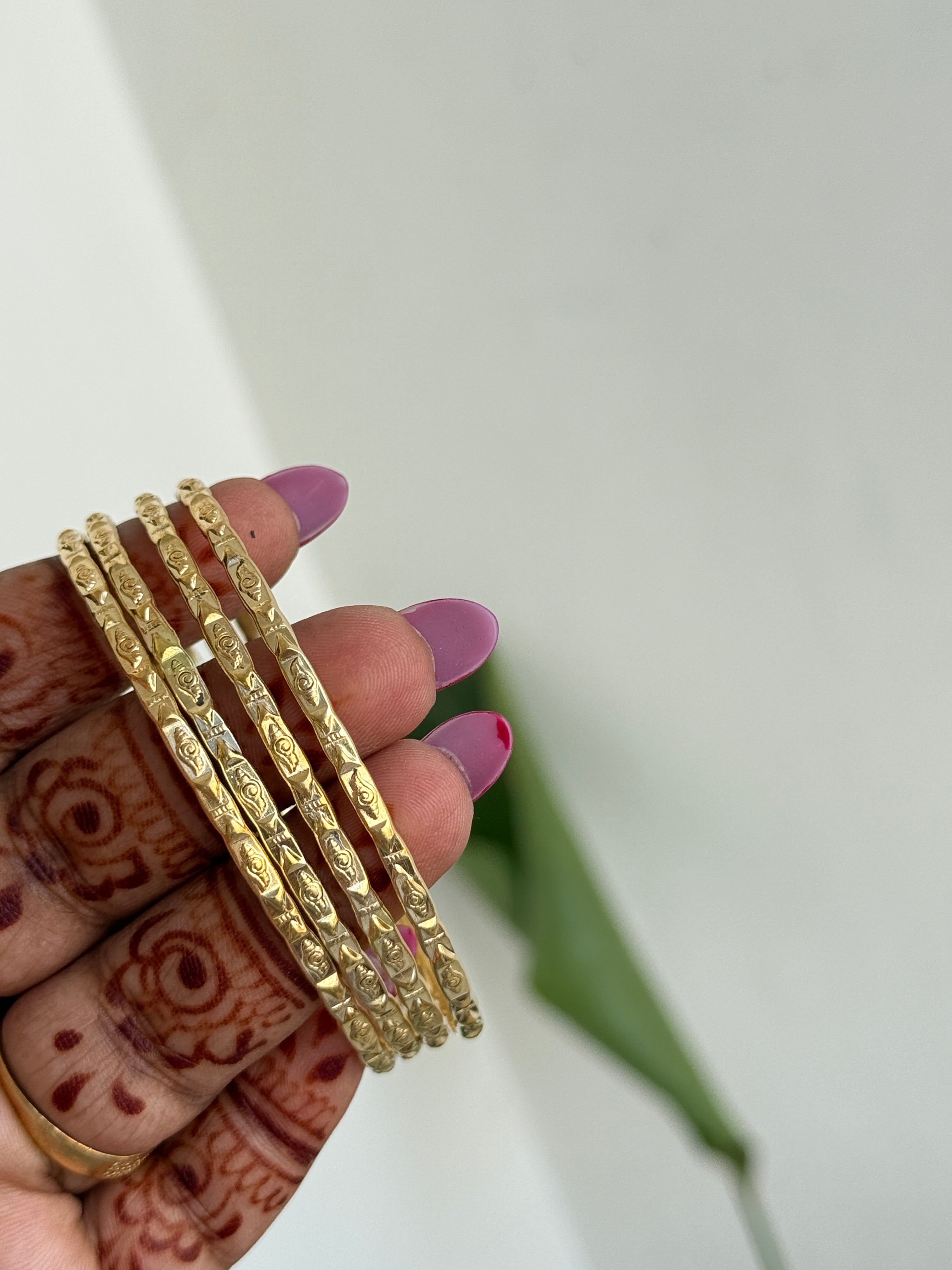 Ph344 panchaloham shankam bangles