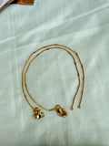 Py1534 gold anklets