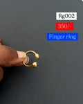 Rg002 Anti tarnish finger ring