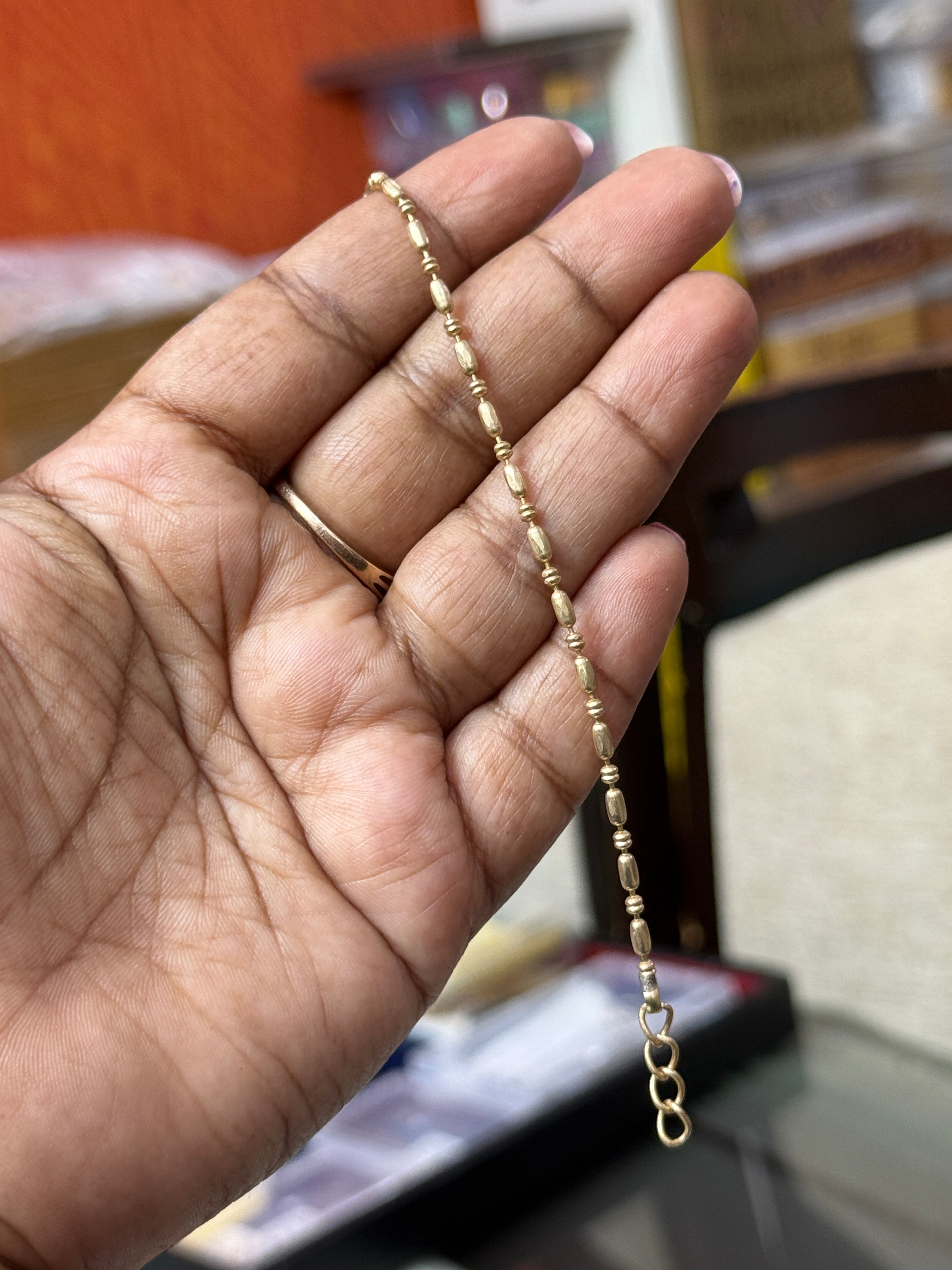 Ph037panchaloham unpolished 7 inches daily wear chain bracelet
