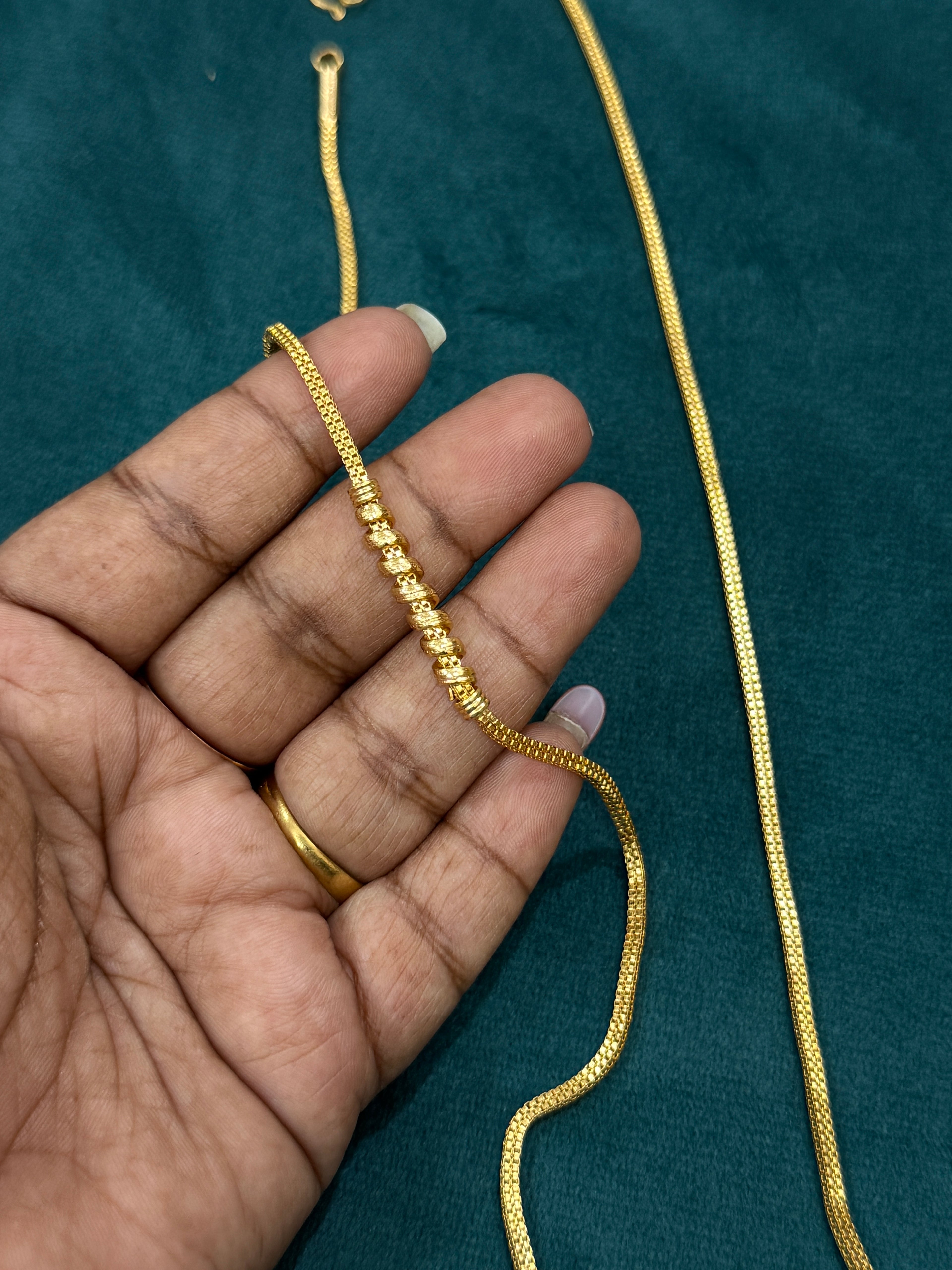 Tc003 25 inches panchaloham  mangalsutra thali chain