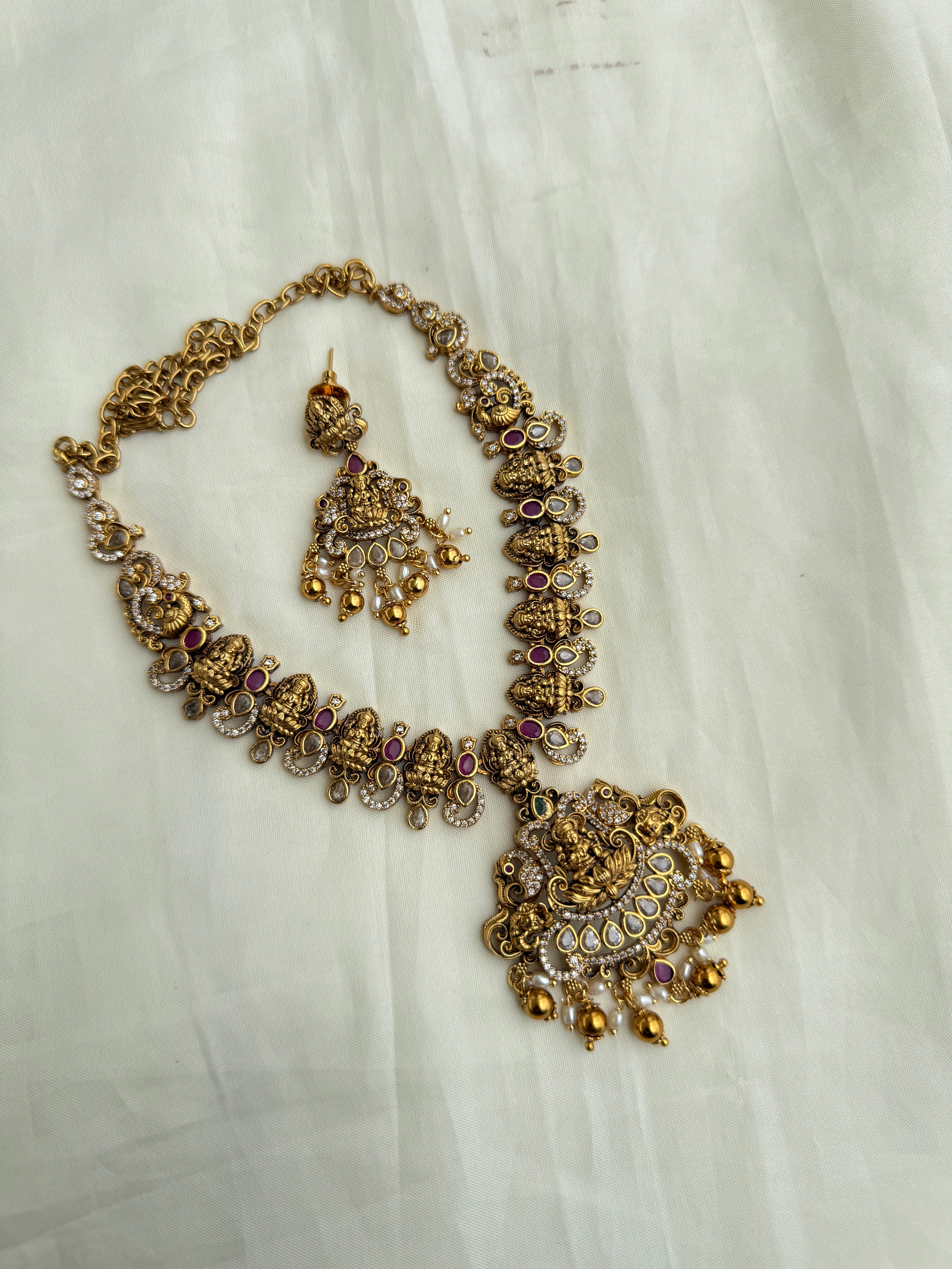 Ns313 nakshi Lakshmi Devi neckset