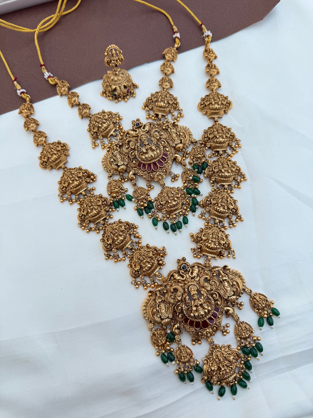 Bs246 lakshmidevi heavy bridal set