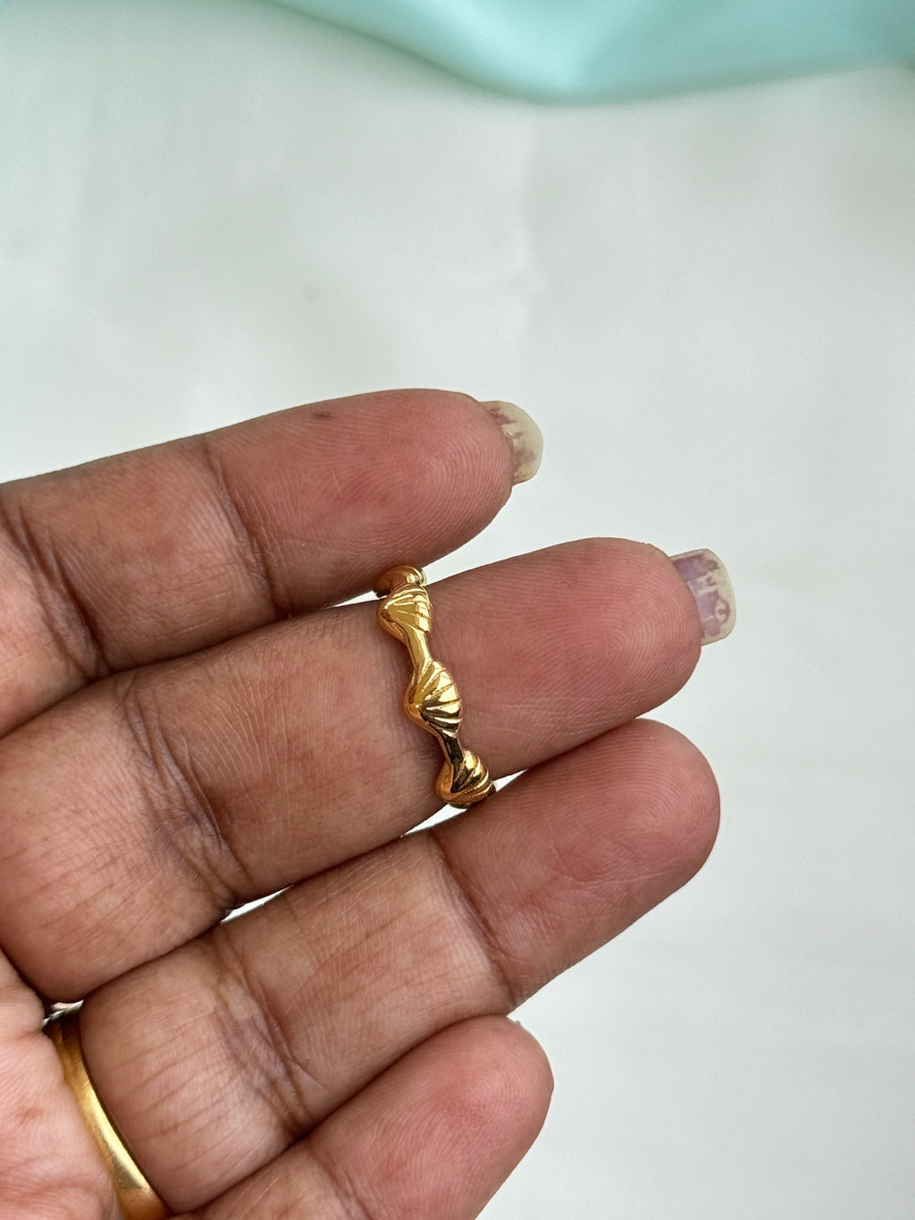 Rg099 anti tarnish finger rings