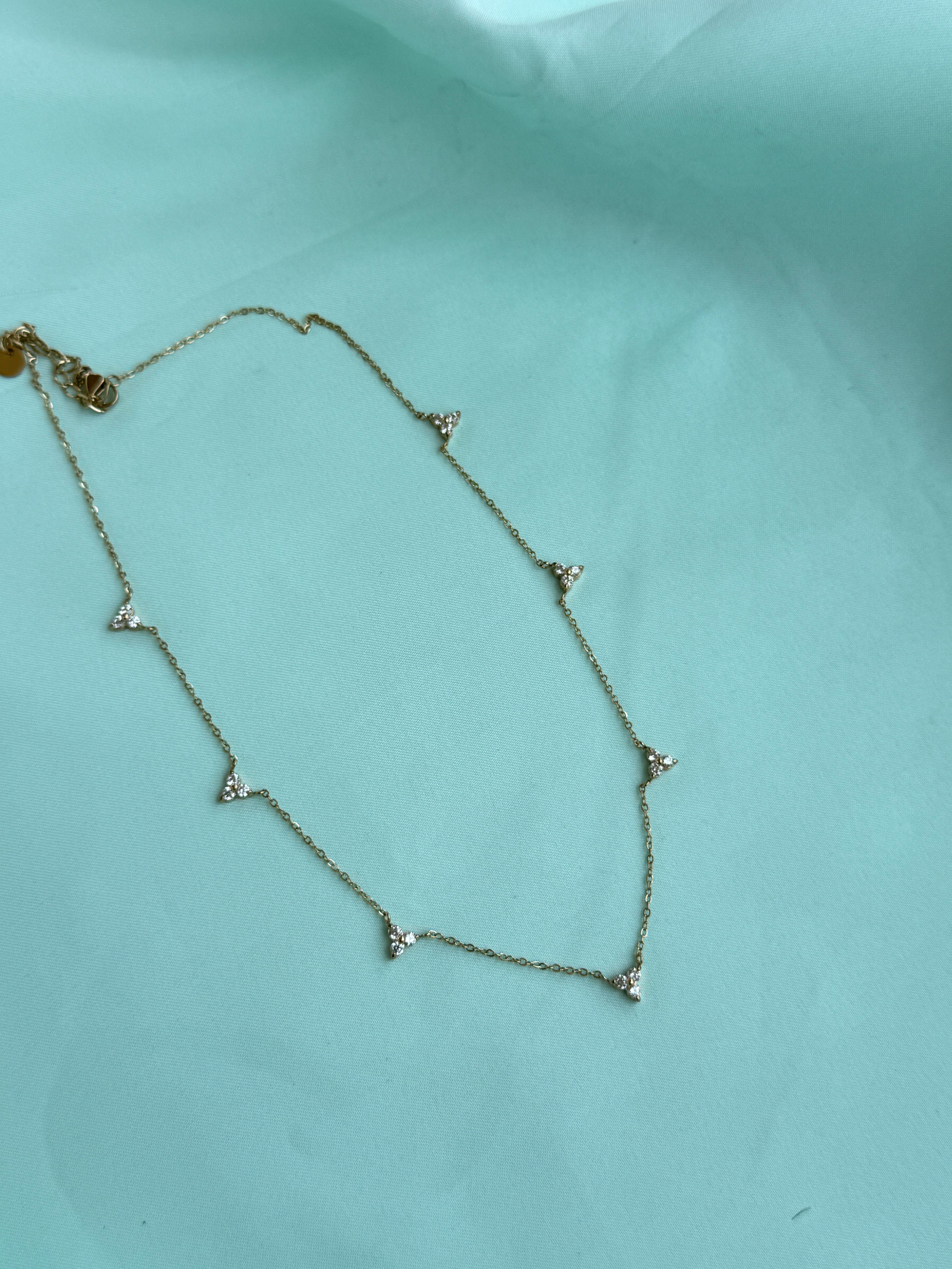 Dc067 anti tarnish flowers 18inches adjustable daily wear chains