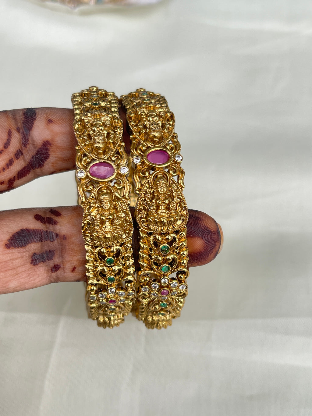 Lakshmi Devi broad bangles sb520
