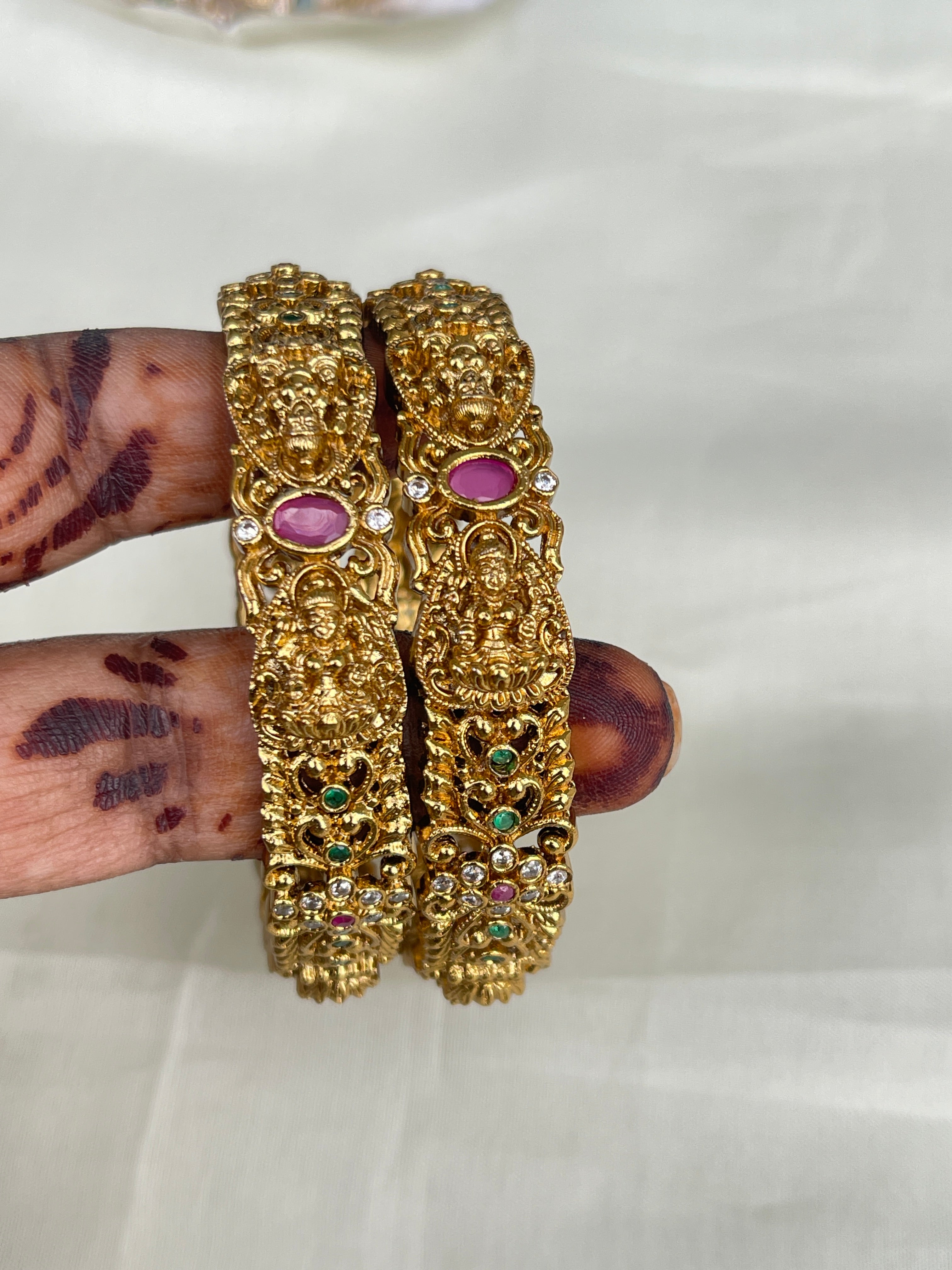 Lakshmi Devi broad bangles sb520
