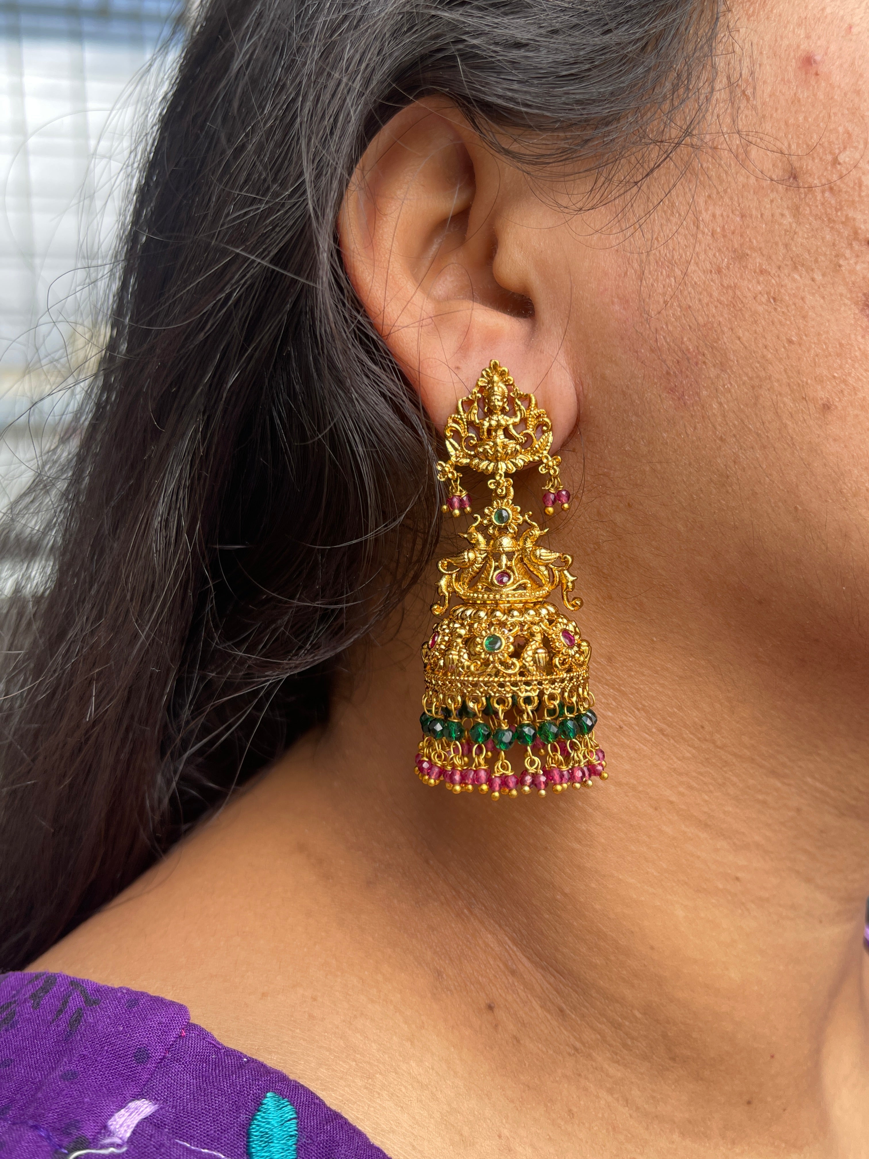 Matt butta multi earrings