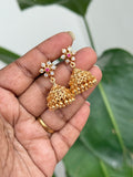 PH557 panchaloham back screw small butta Earrings