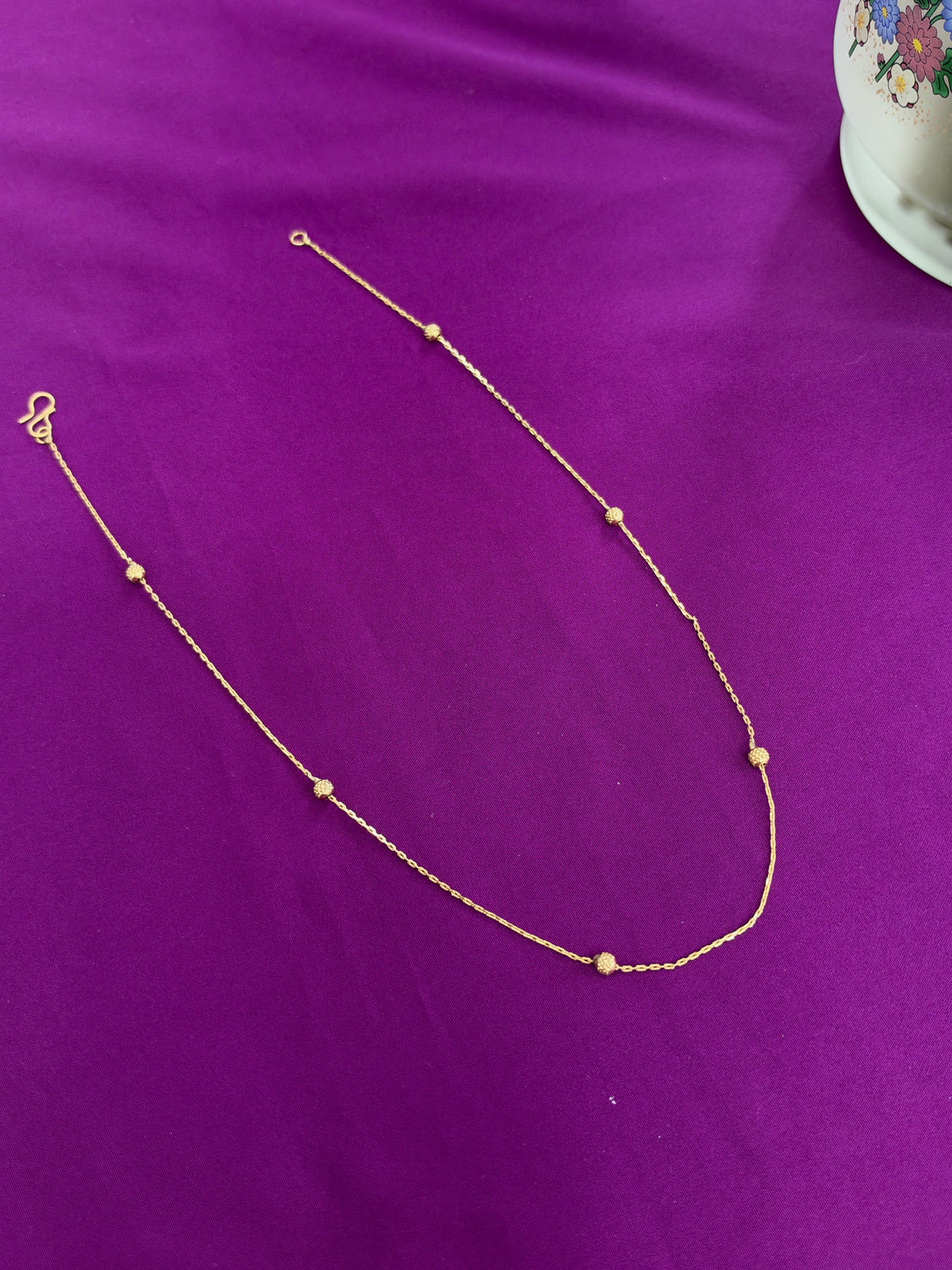 Ph701 unpolished Panchaloham balls 18 inches daily wear chain