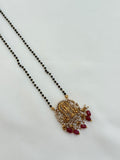 BB5107 single line Black Beads
