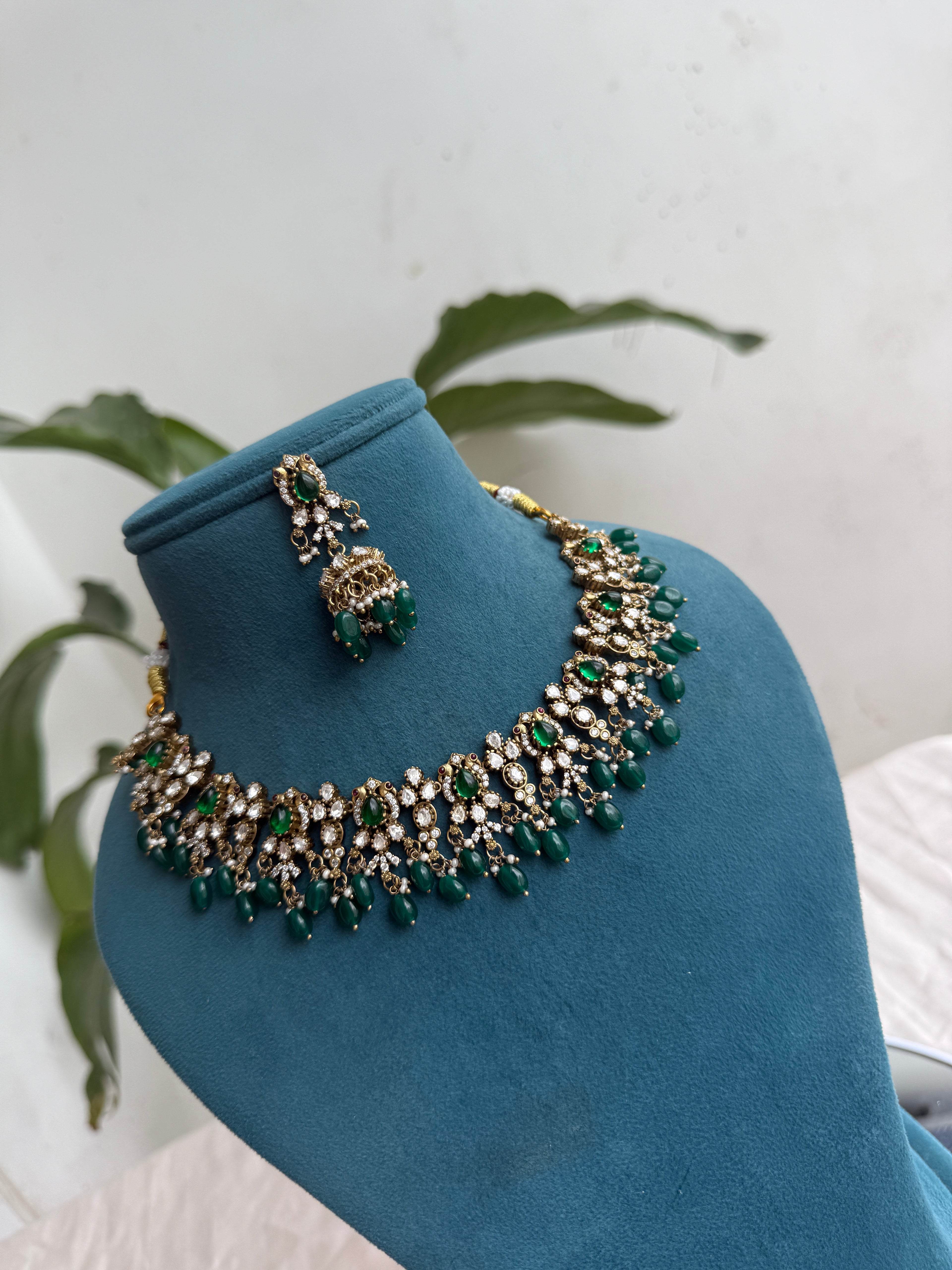 Ns514 moissanite neckset