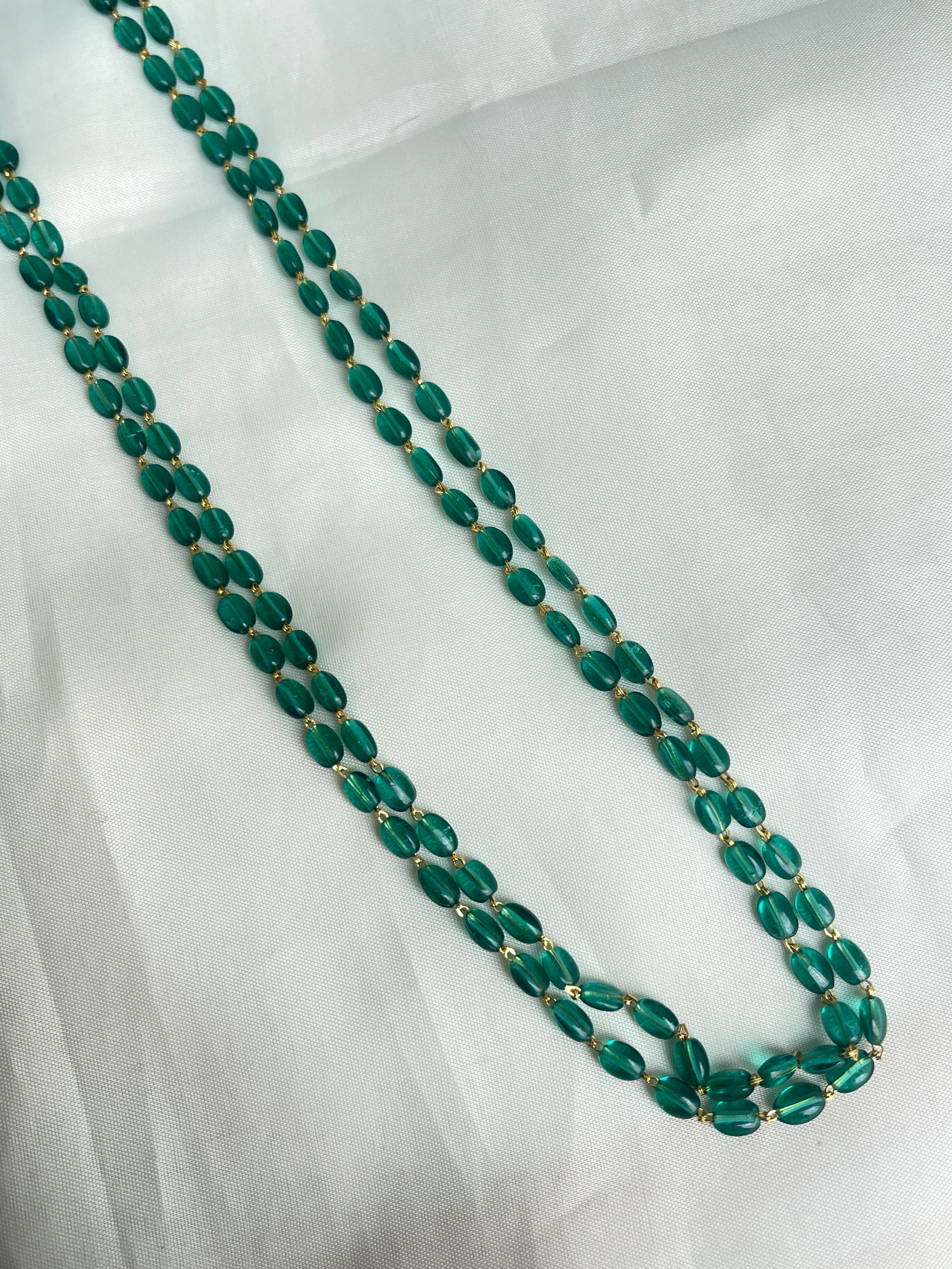 2 lines 18 inches beads