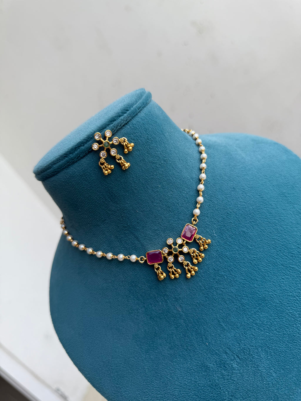 Budget friendly pearl neckline suits for kids and adults ch007