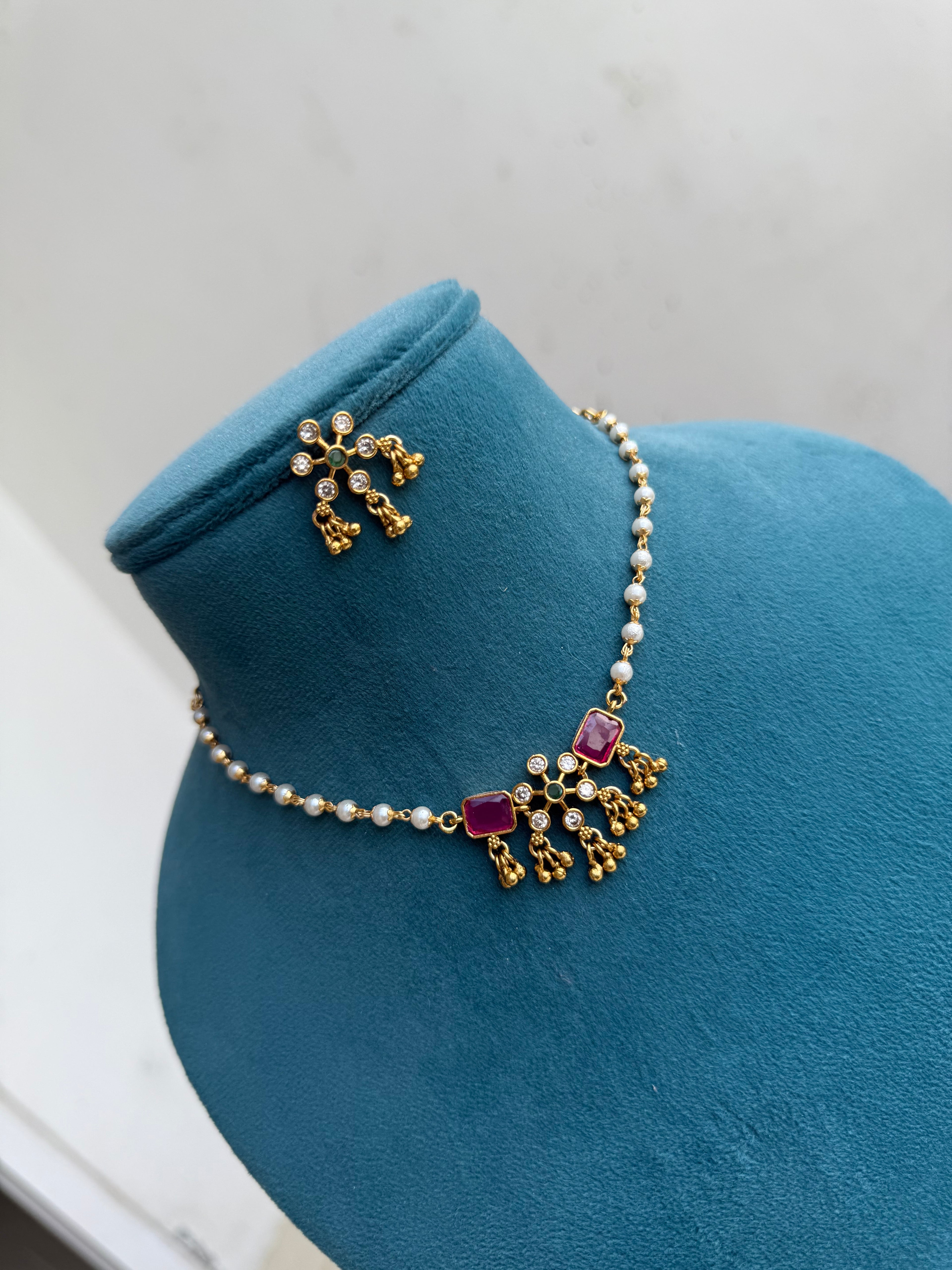 Budget friendly pearl neckline suits for kids and adults ch007